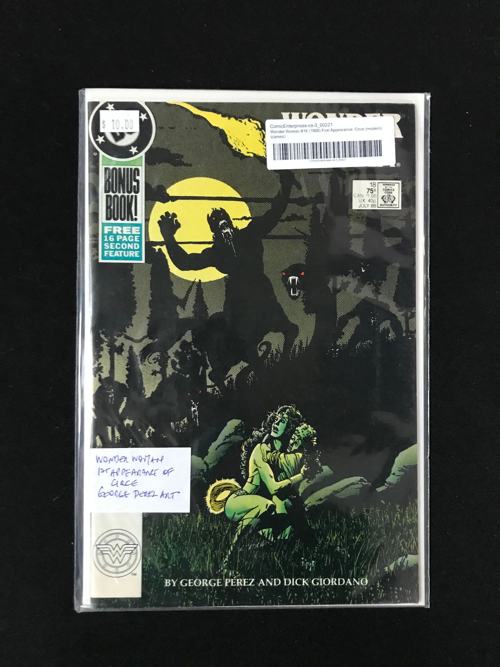 DC COMICS NO.18 WONDER WOMAN (1 of 1)