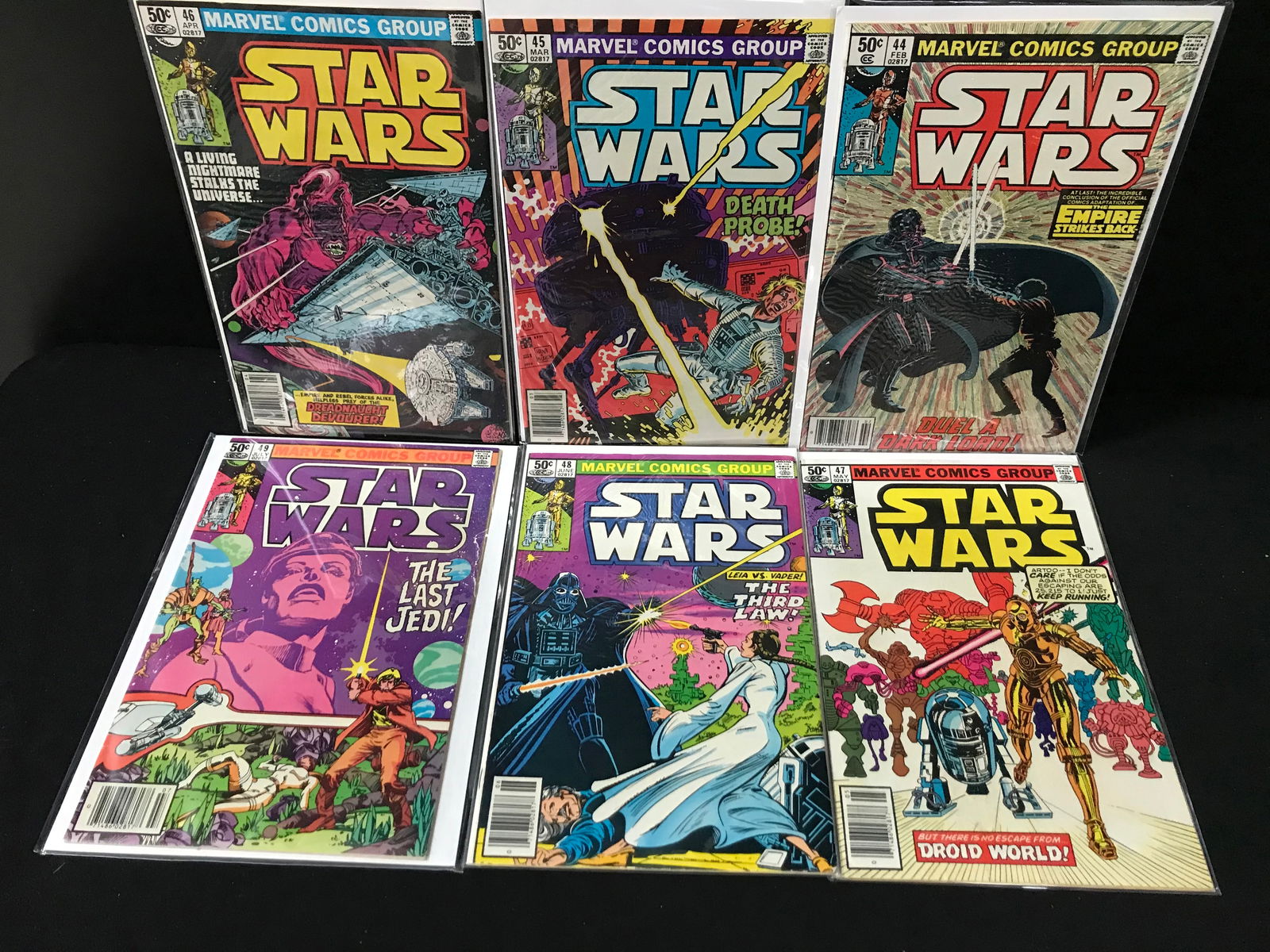 LOT OF 6 STAR WARS COMICS (MARVEL COMICS) (1 of 1)