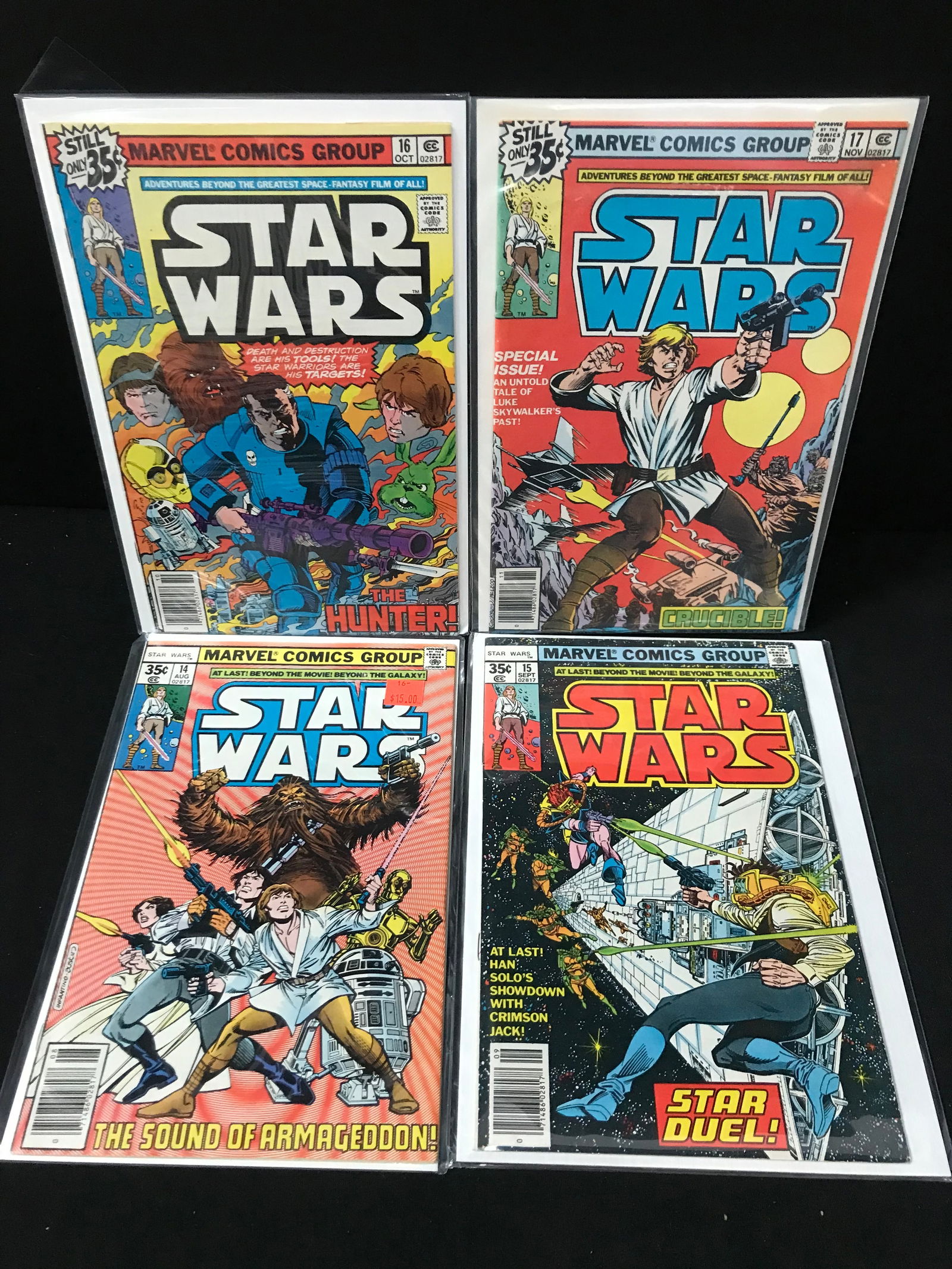 LOT OF 4 STAR WARS COMICS (MARVEL COMICS) (1 of 1)
