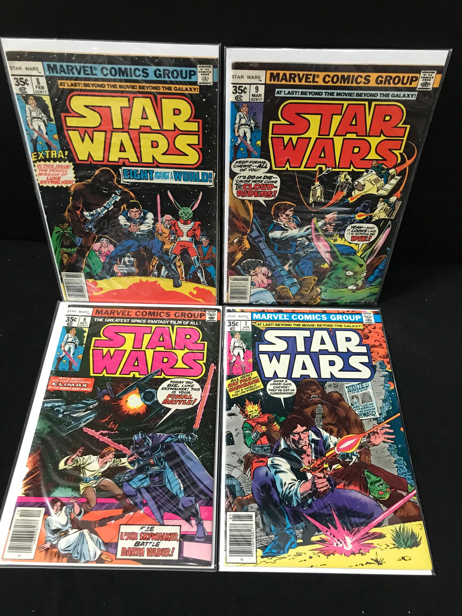 LOT OF 4 STAR WARS COMICS (MARVEL COMICS) (1 of 1)