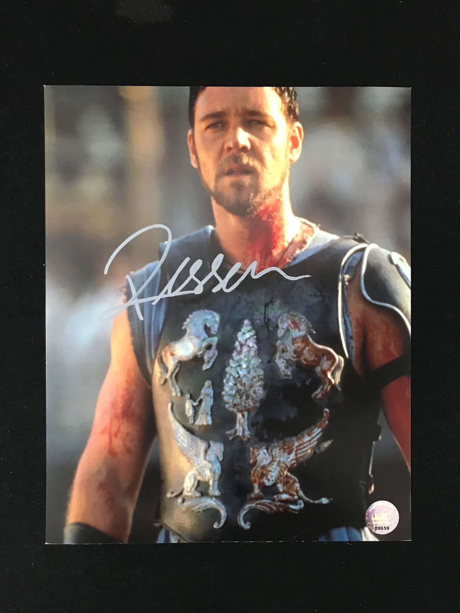 RUSSELL CROWE SIGNED 8X10 PHOTO KB COA (1 of 1)