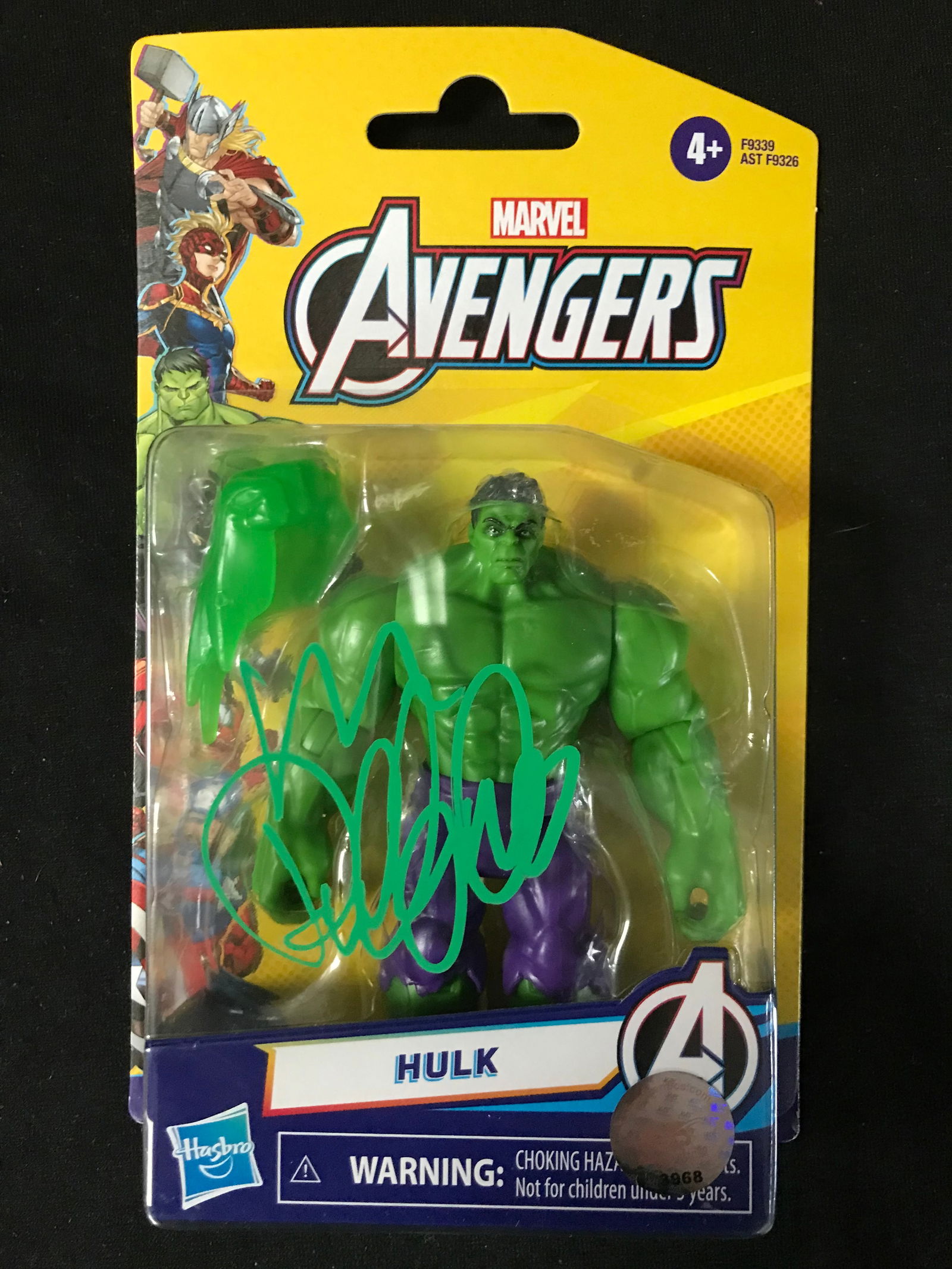 MARK RUFFALO SIGNED MINT ON CARD HULK FIGURE KB COA (1 of 1)