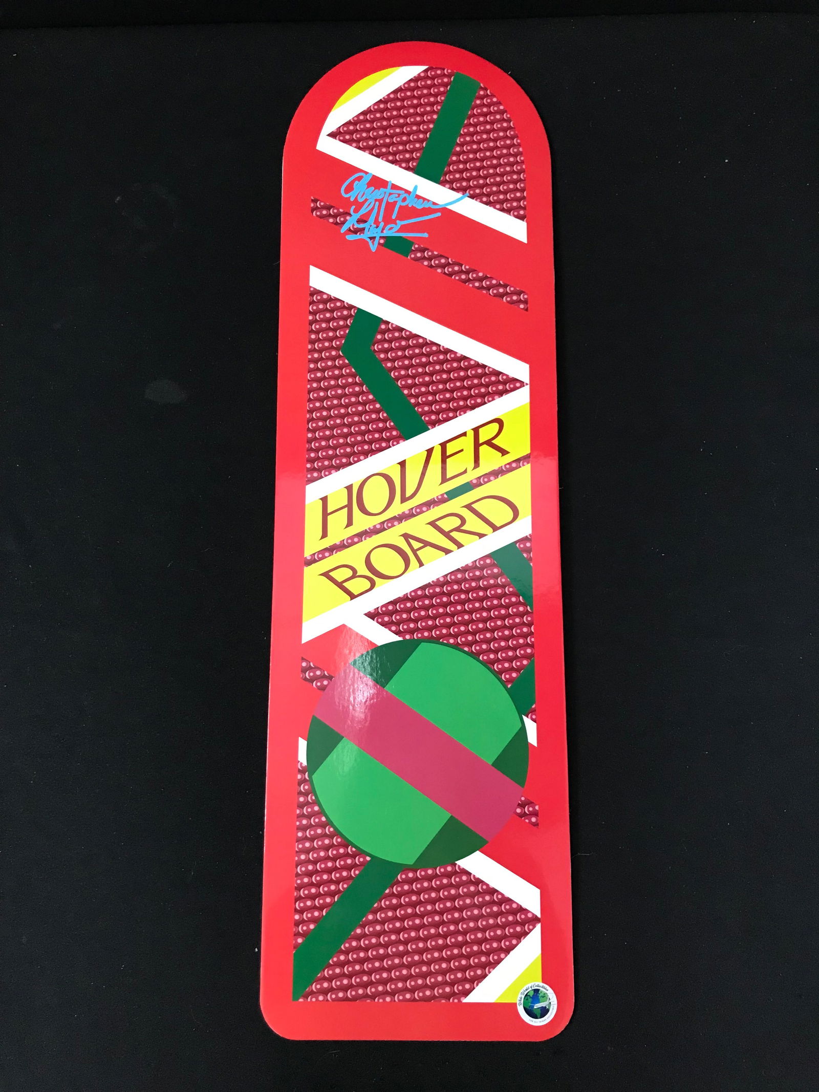 CHRISTOPHER LLOYD SIGNED HOVER BOARD FROM "BACK TO THE FUTURE" (WWOC COA) (1 of 1)