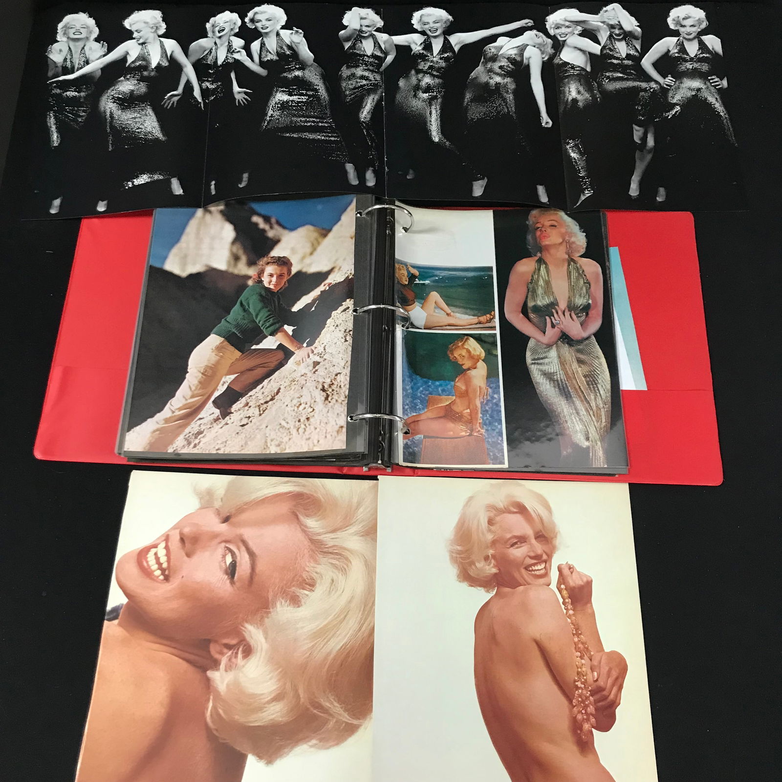 LARGE LOT OF VINTAGE MARILYN MONROE PHOTOGRAPHS (1 of 4)