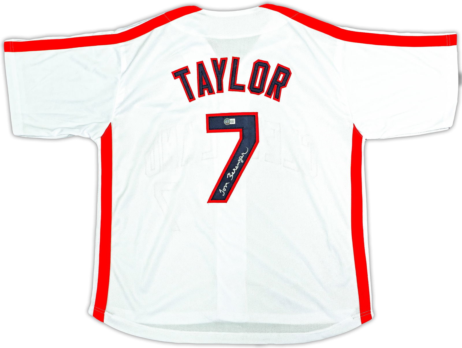 TOM BERENGER SIGNED "JAKE TAYLOR" CLEVELAND INDIANS JERSEY FROM MAJOR LEAGUE (BECKETT COA): Prices are in Canadian dollars