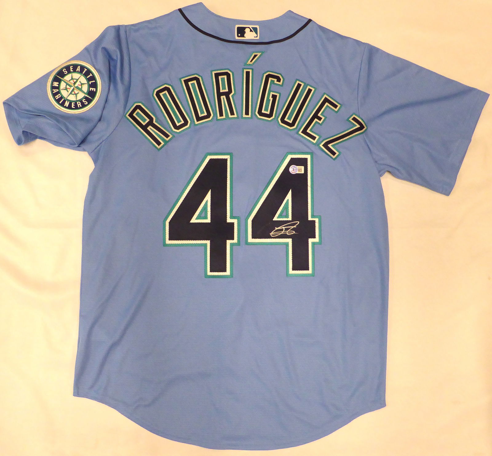 JOSE RODRIGUEZ SIGNED SEATTLE MARINERS JERSEY (BECKETT COA) (1 of 3)