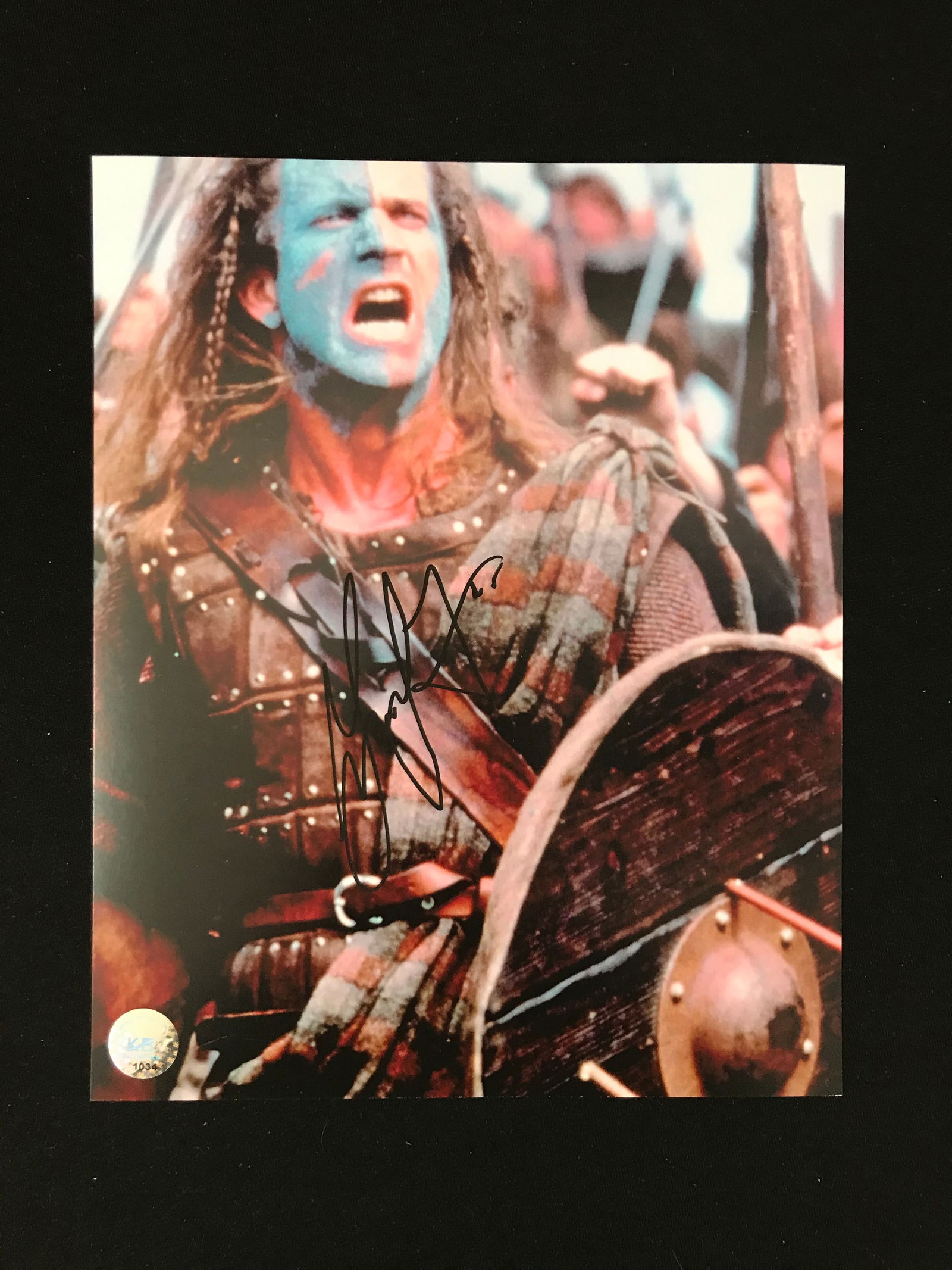 MEL GIBSON SIGNED "BRAVEHEART" 8X10 PHOTO (KB AUTHENTICS COA) (1 of 1)