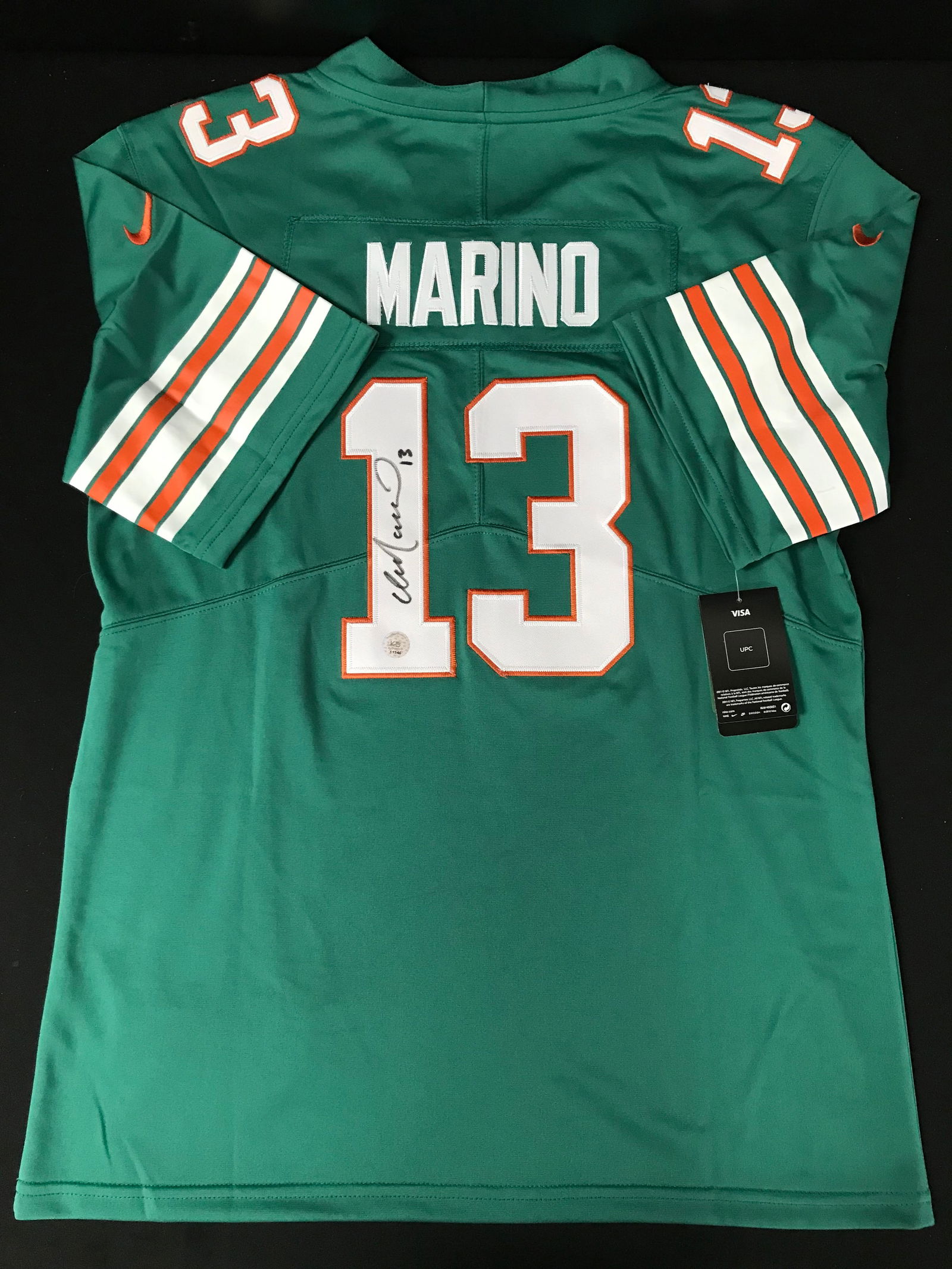DAN MARINO SIGNED MIAMI DOLPHINS JERSEY (KB AUTHENTICS COA) (1 of 3)