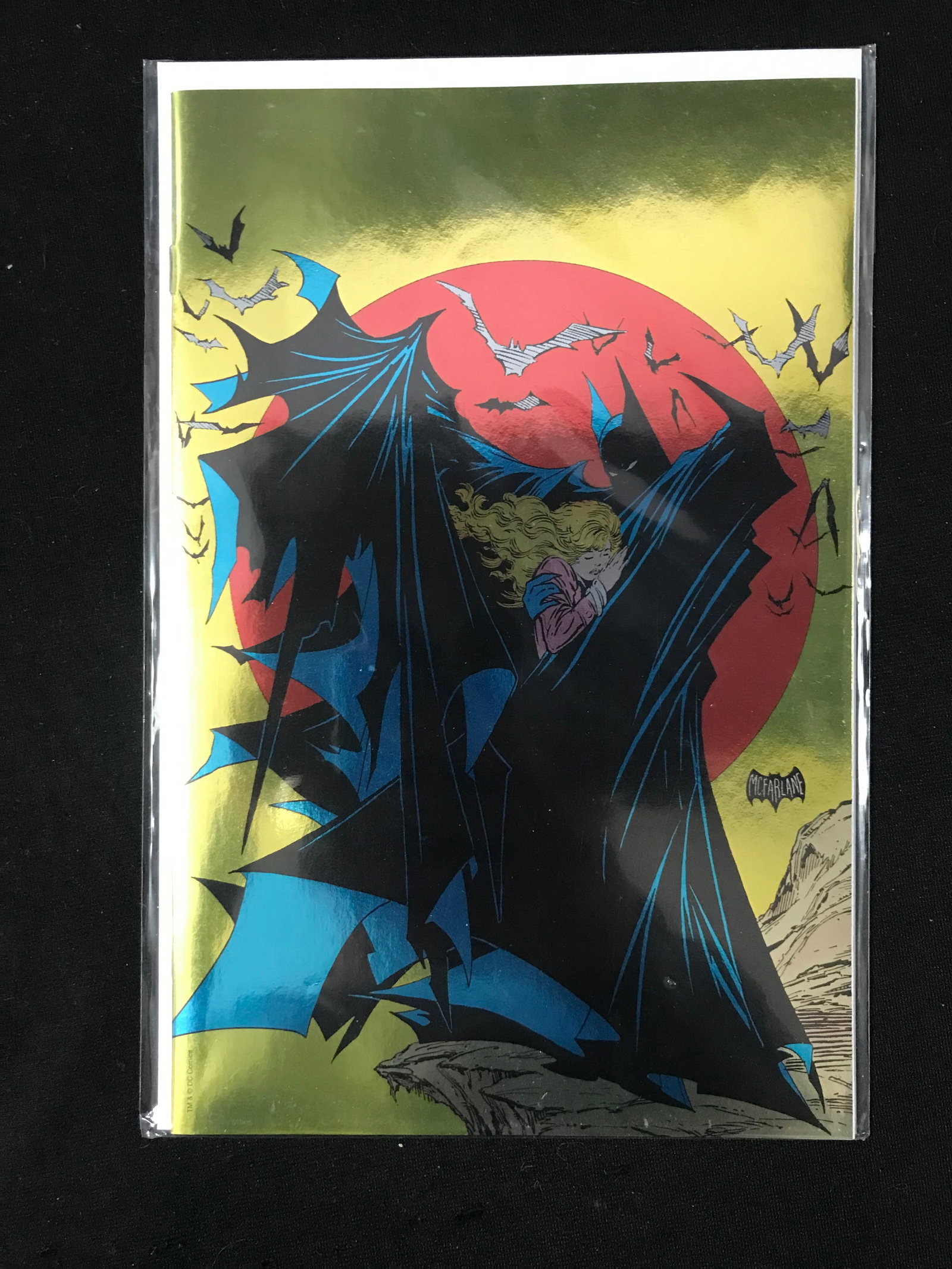 DC COMICS NO.423 BATMAN GOLD FOIL VIRGIN COVER (1 of 1)