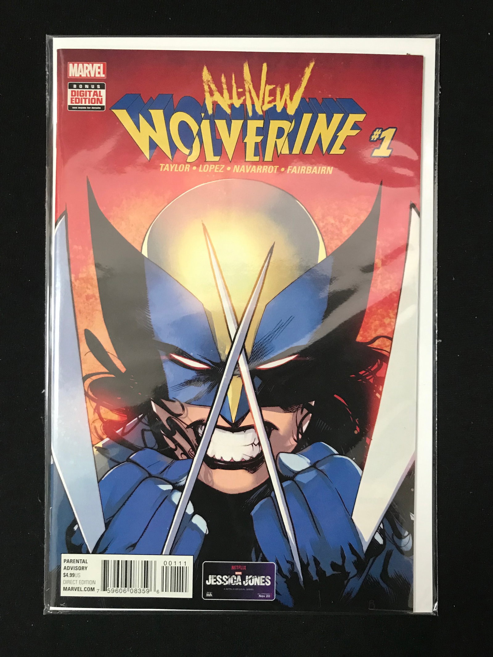 MARVEL COMICS ALL NEW WOLVERINE NO.1 (1 of 1)