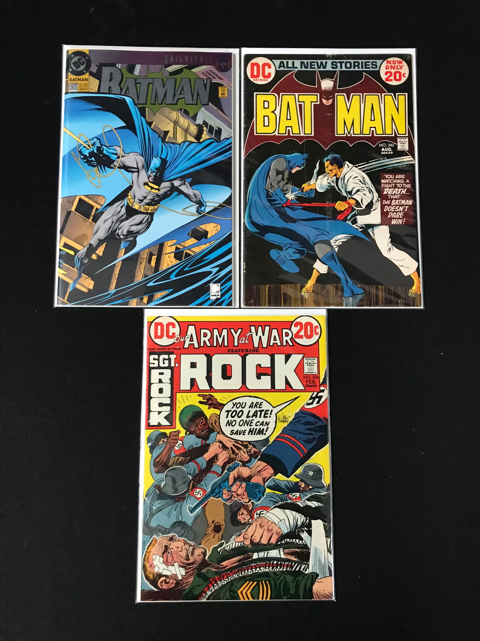 LOT OF 3 COMICS INCLUDING 2 BATMAN (DC) (1 of 1)