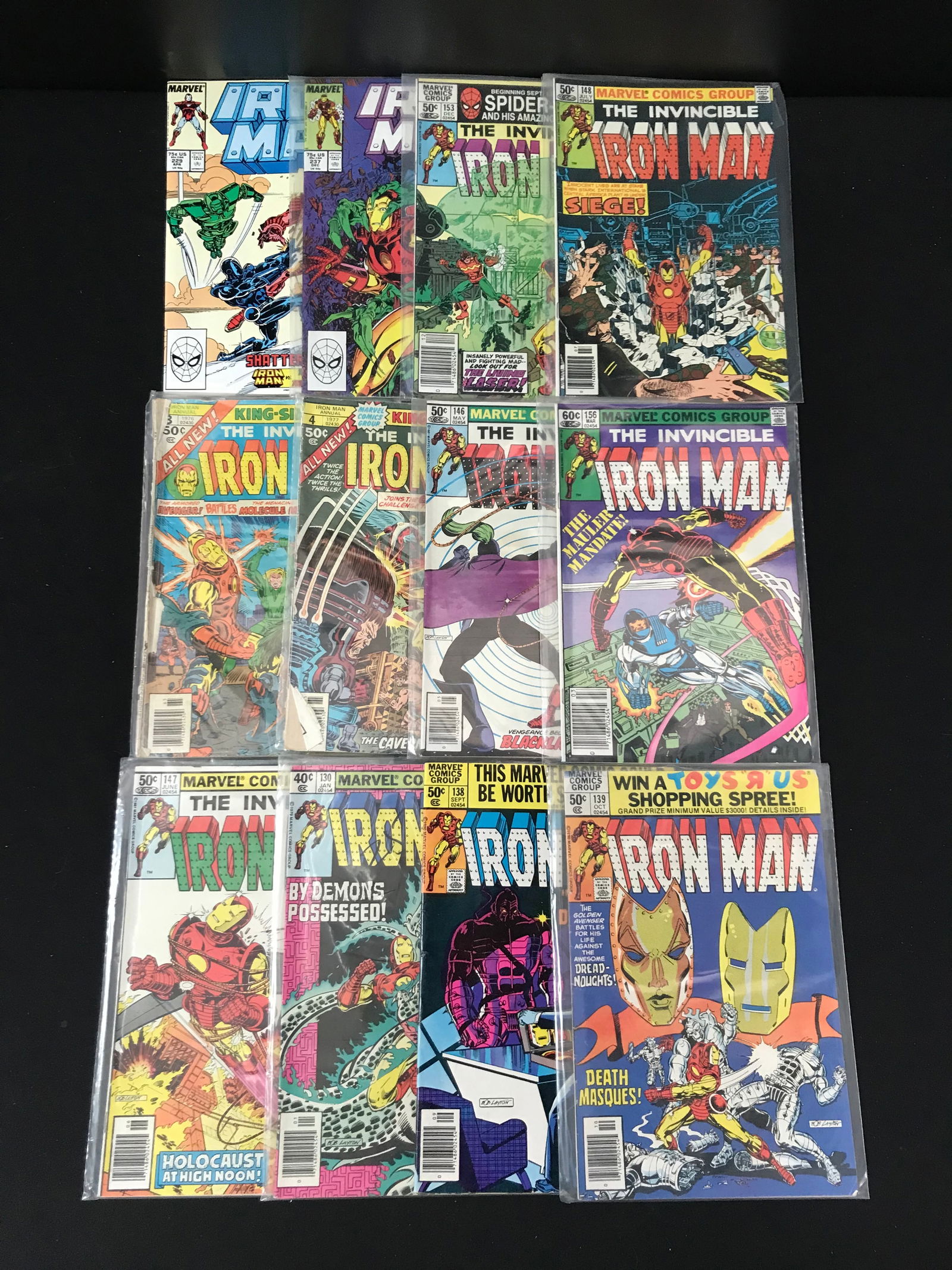LOT OF 12 IRON MAN COMICS (MARVEL COMICS) (1 of 1)