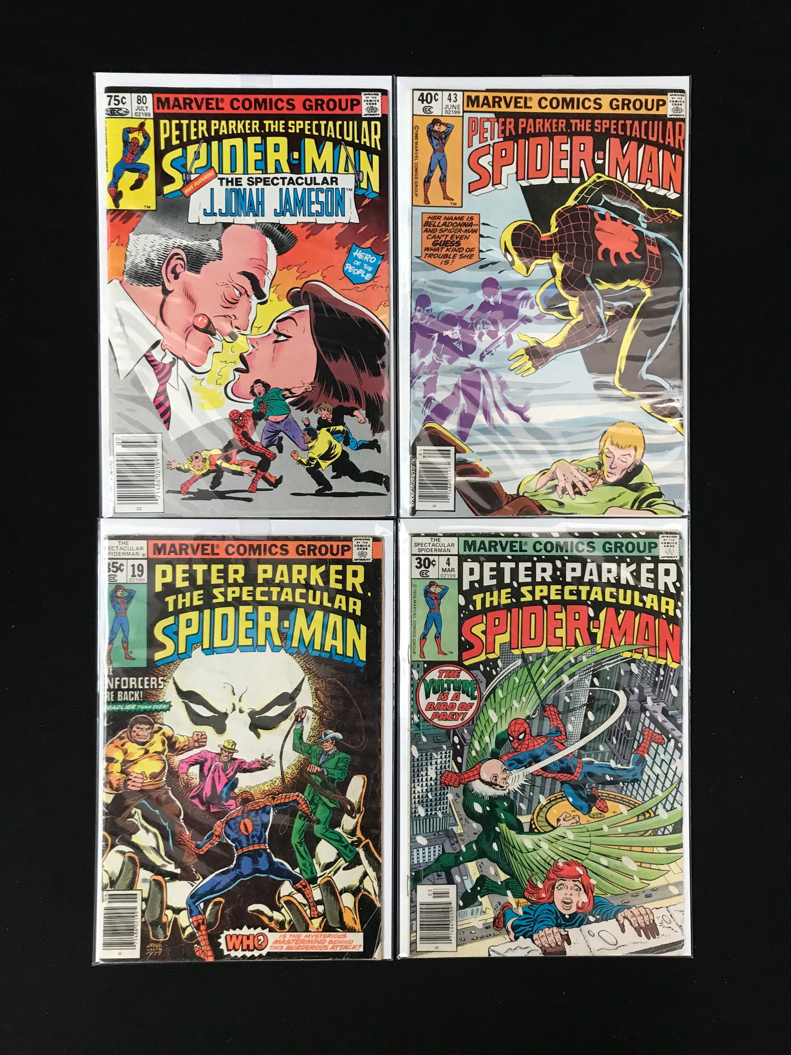 LOT OF 4 SPIDERMAN COMICS (MARVEL COMICS) (1 of 1)
