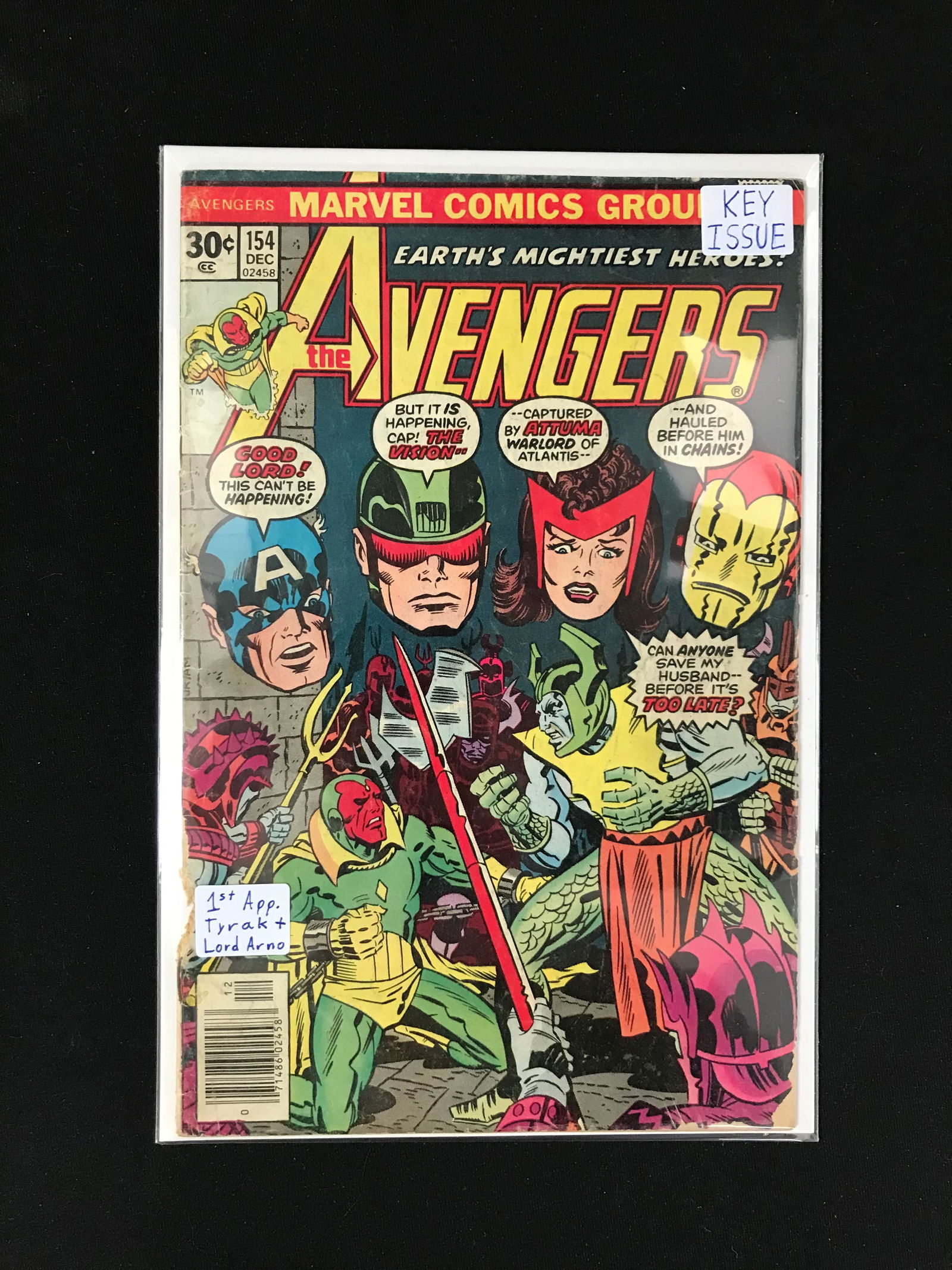 THE AVENGERS #154 KEY ISSUE (MARVEL) (1 of 1)