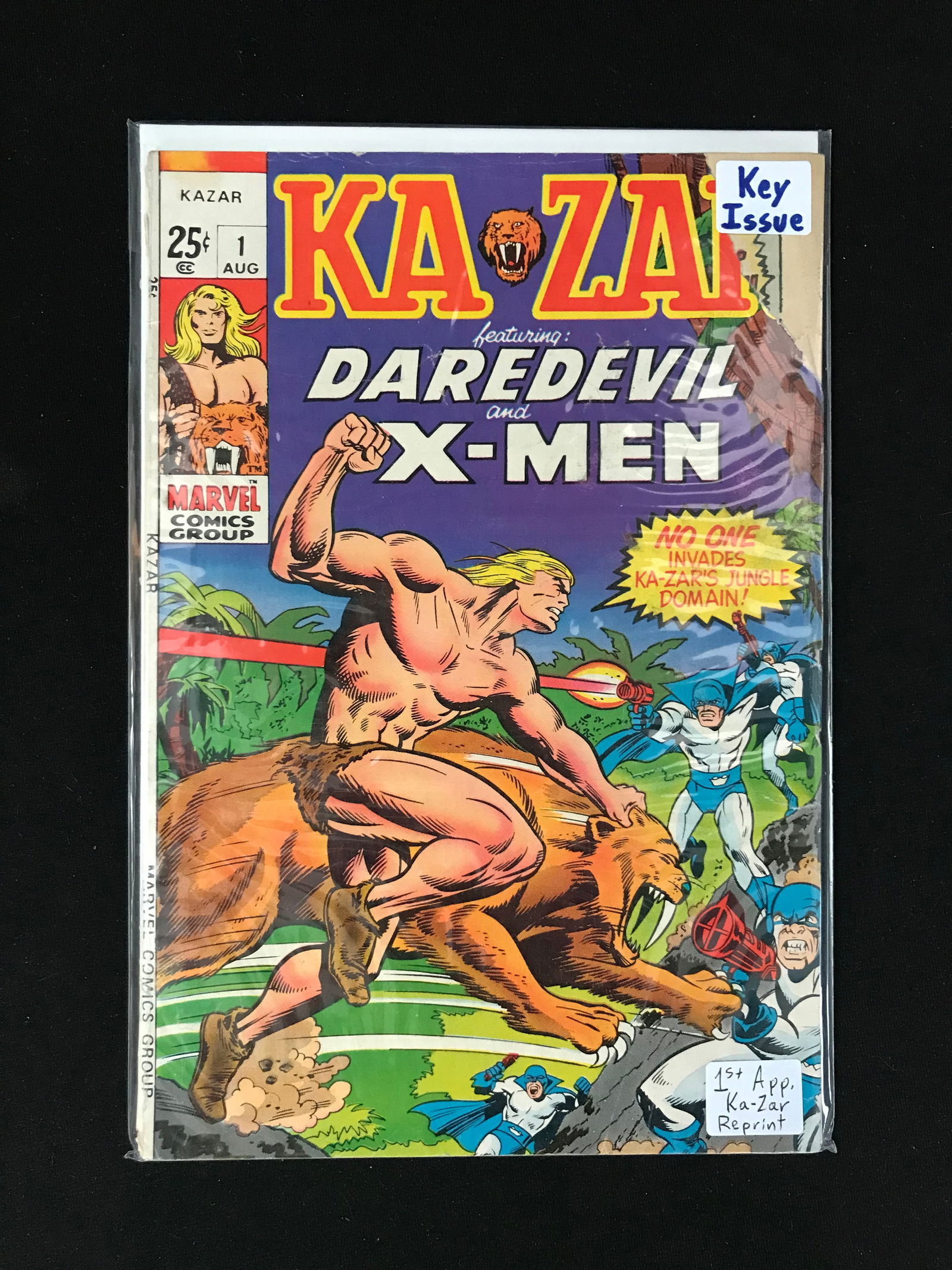 MARVEL COMICS NO.1 KAZAR FEAT THE DAREDEVIL AND X-MEN (1 of 1)