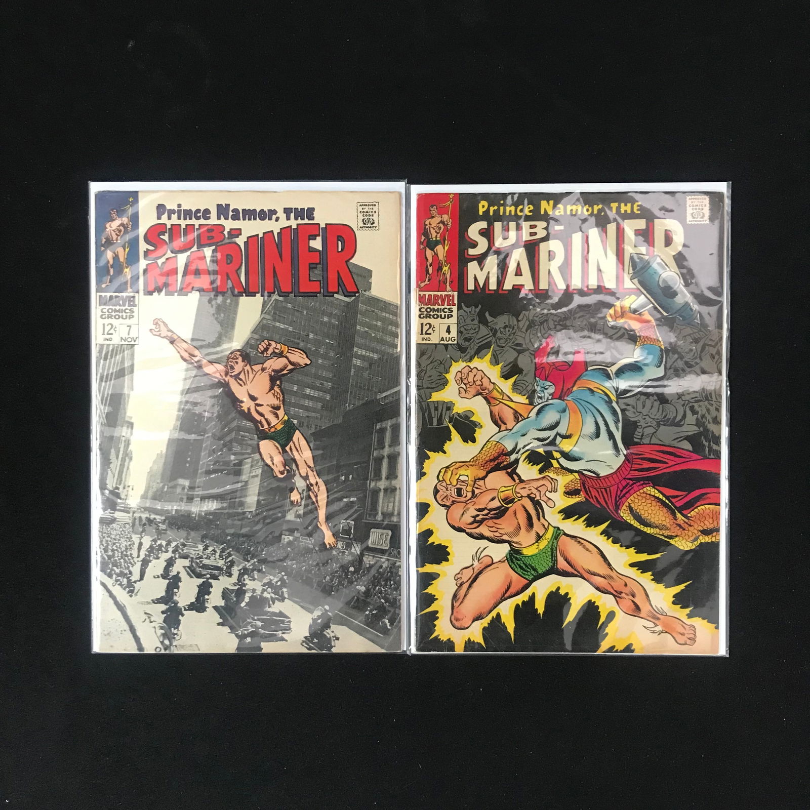 LOT OF 2 SUB-MARINER COMICS (MARVEL COMICS) (1 of 1)