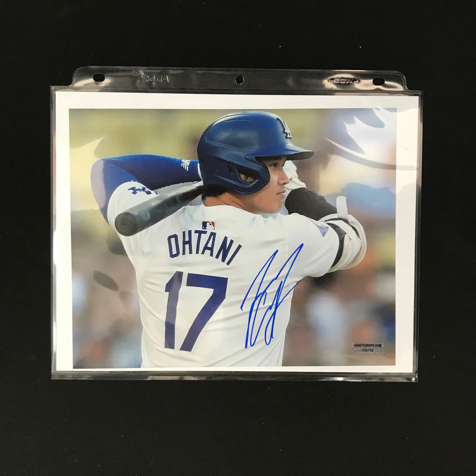 SHOHEI OHTANI SIGNED 8X10 (GA AUTOGRAPH COA): Prices are in Canadian dollars