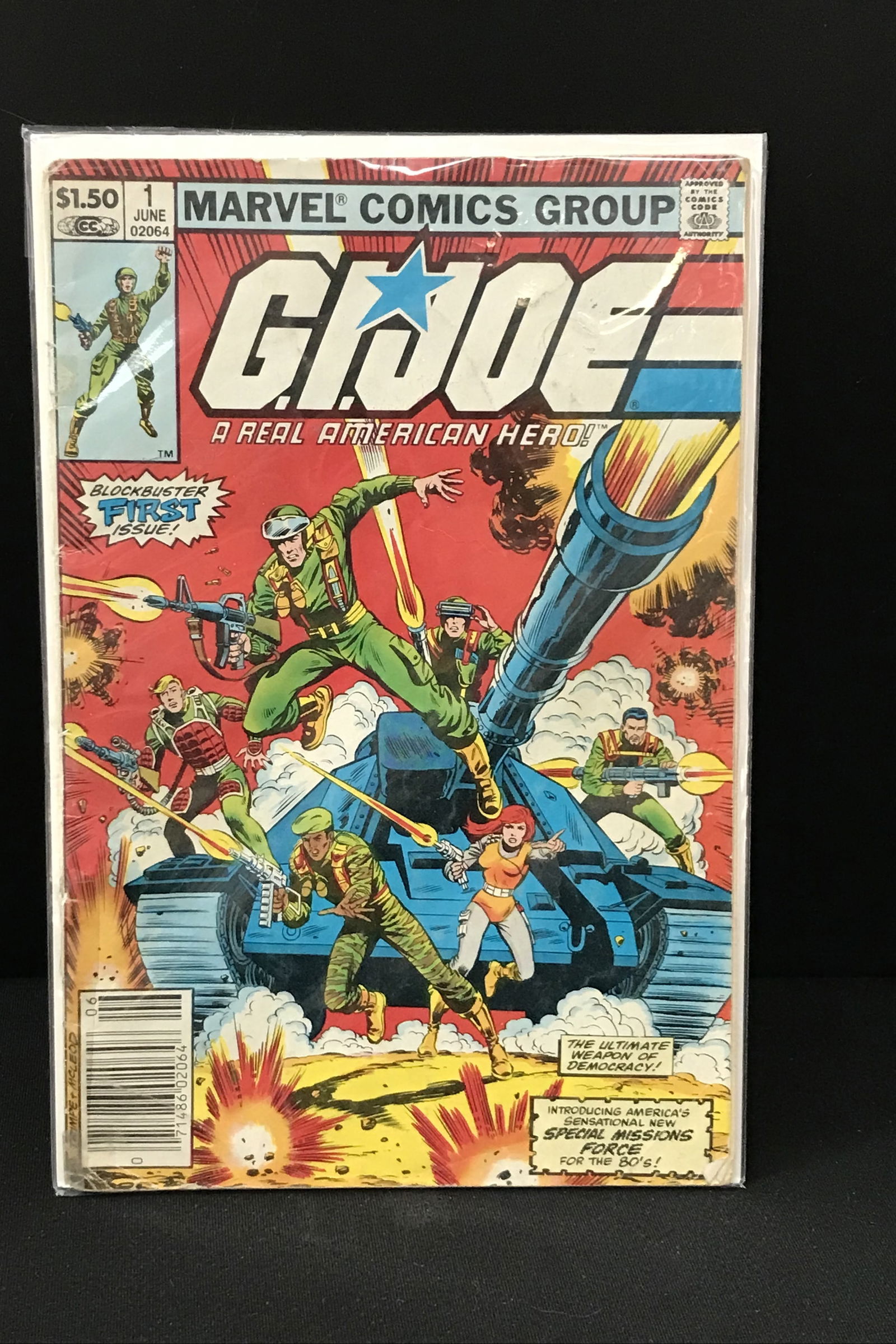 G.I JOE #1 (MARVEL COMICS) (1 of 1)