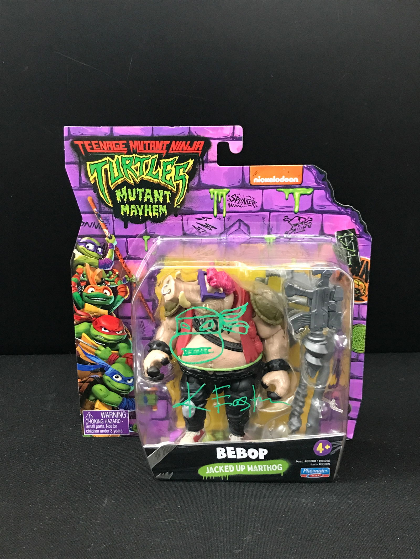KEVIN EASTMAN SIGNED BEPOP ACTION FIGURE (KB AUTHENTICS COA) (1 of 2)