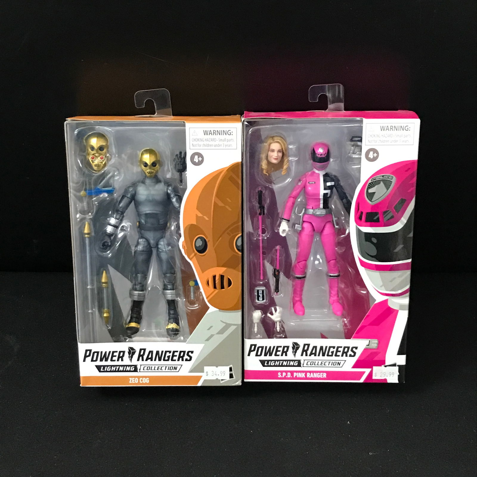 LOT OF 2 POWER RANGERS ACTION FIGURES IN BOX (1 of 1)