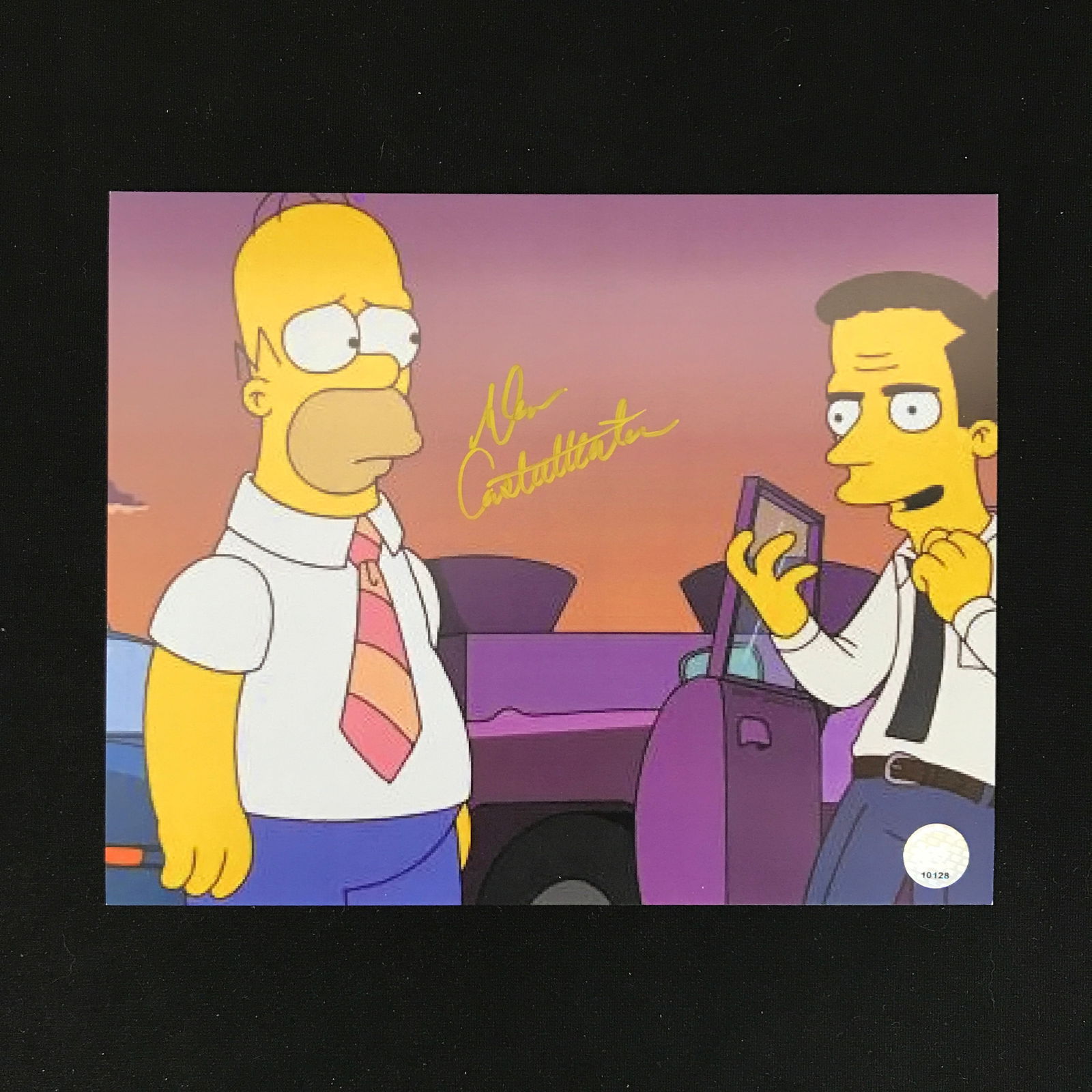 DAN CASTELLANETA SIGNED HOMER SIMPSON 8X10 (KB AUTHENTICS COA) (1 of 1)