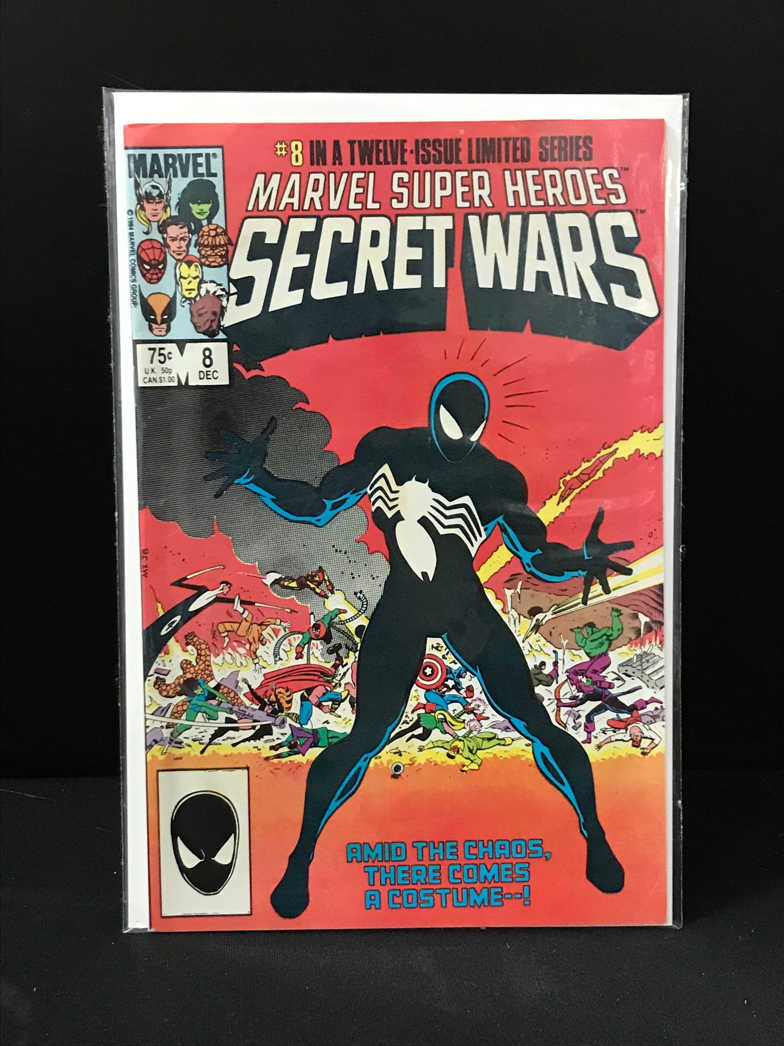 SECRET WARS #8 (MARVEL COMICS) 1ST BLACK COSTUME SPIDER-MAN (1 of 1)