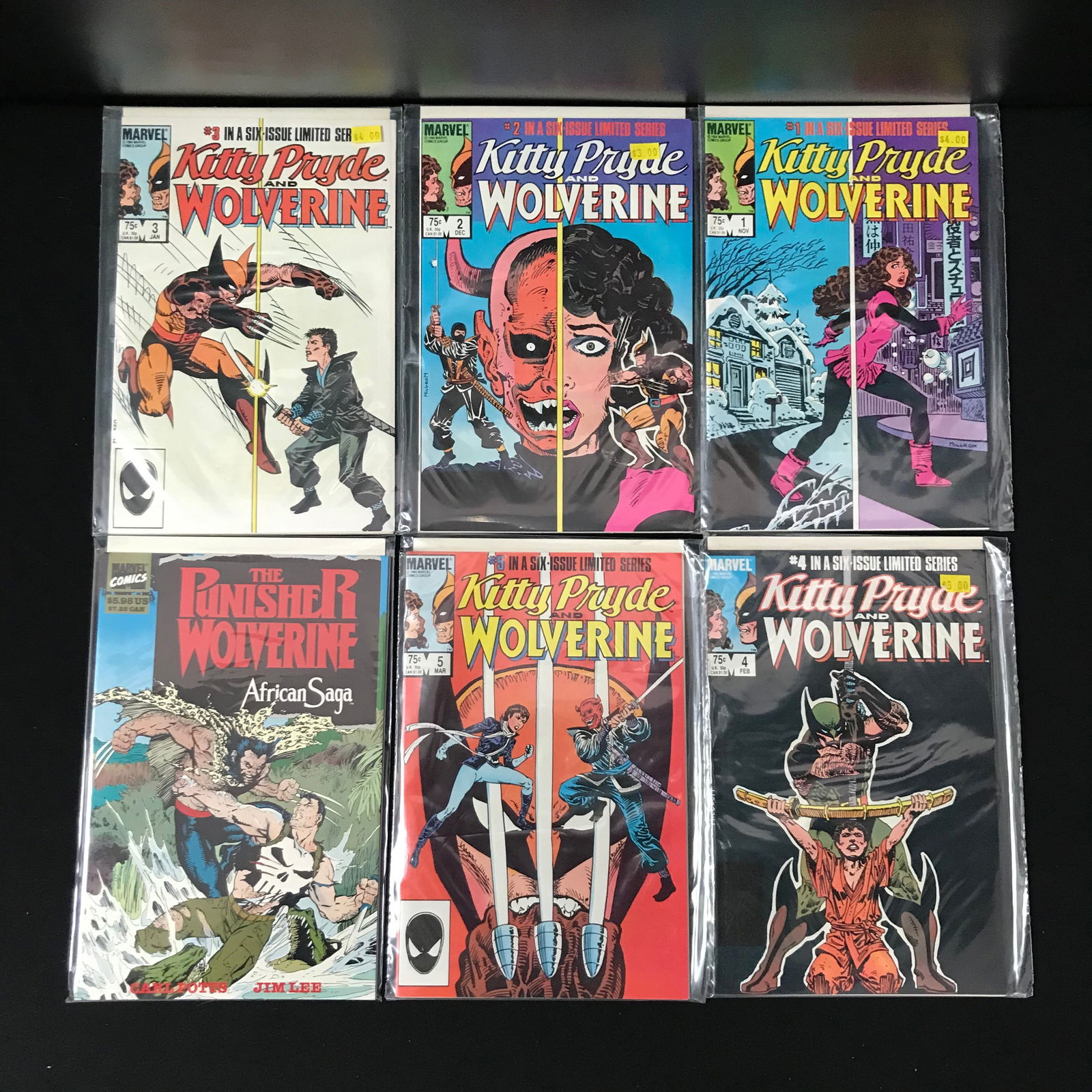 LOT OF 6 WOLVERINE COMICS (MARVEL) (1 of 1)