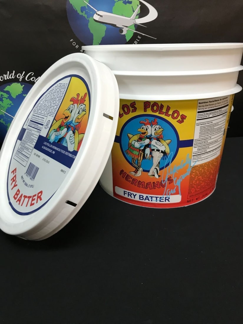 GIANCARLO ESPOSITO SIGNED BREAKING BAD LOS POLLOS HERMANOS CHICKEN BUCKET (WWOC COA) (1 of 2)