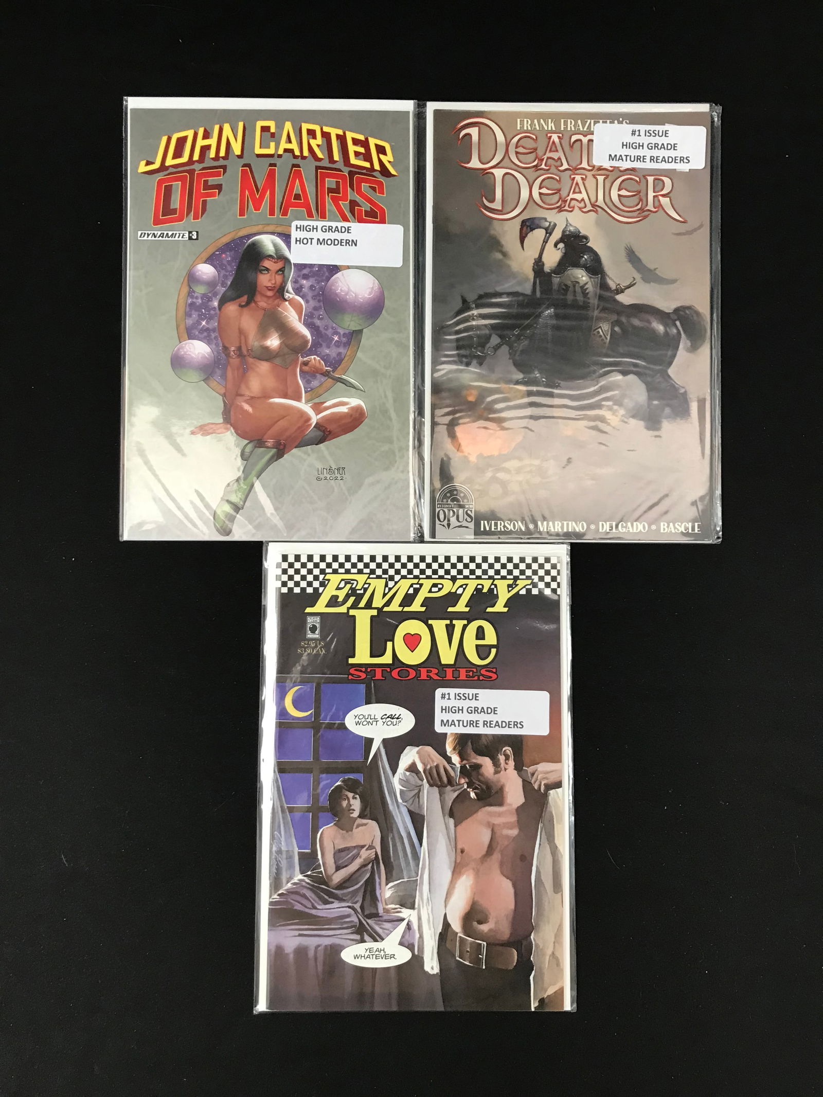 LOT OF 3 COMICS (VARIOUS PUBLISHERS) (1 of 1)