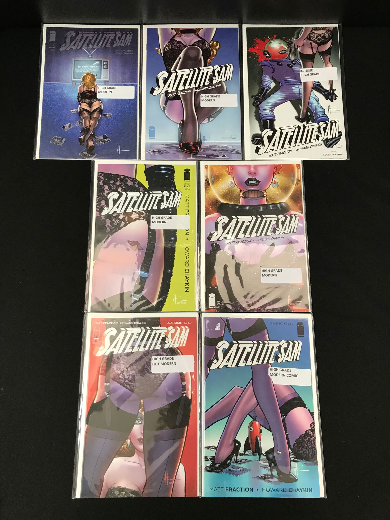 LOT OF 7 SATELLITE SAM COMICS (IMAGE COMICS) (1 of 1)