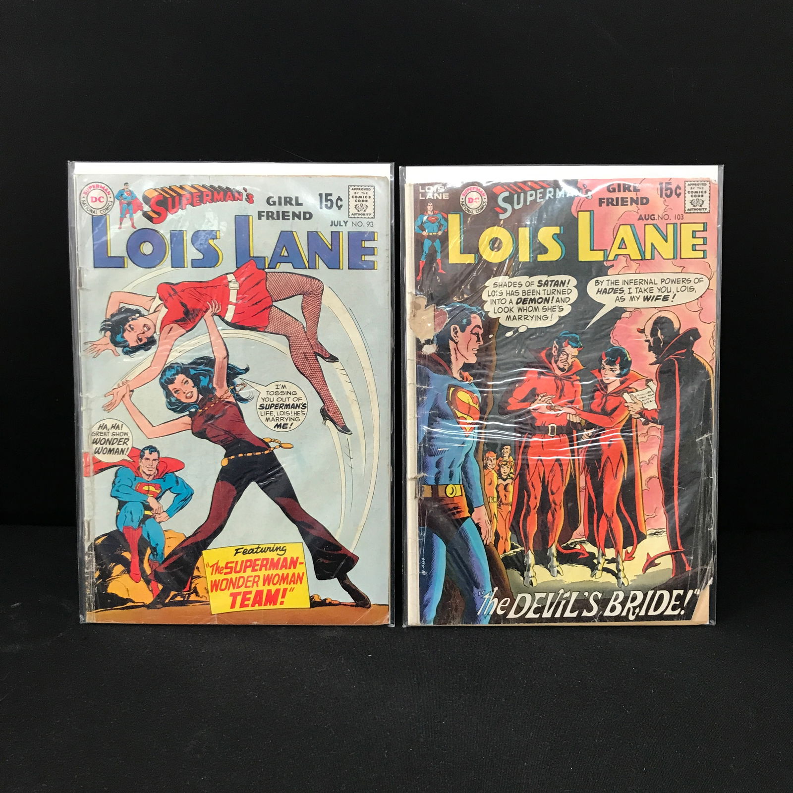 LOT OF 2 LOIS LANE COMICS: #93 AND 103 (DC COMICS) (1 of 1)