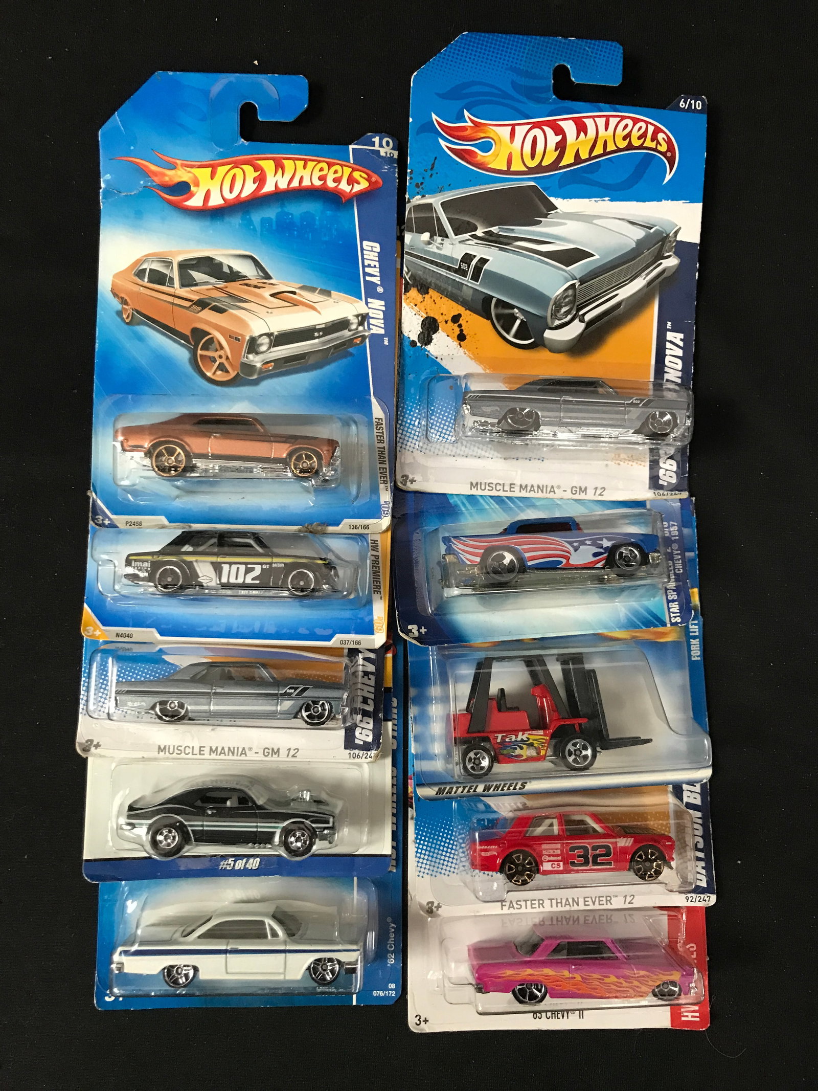LOT OF 10 UNOPENED HOT WHEEL CARS: Prices are in Canadian dollars
