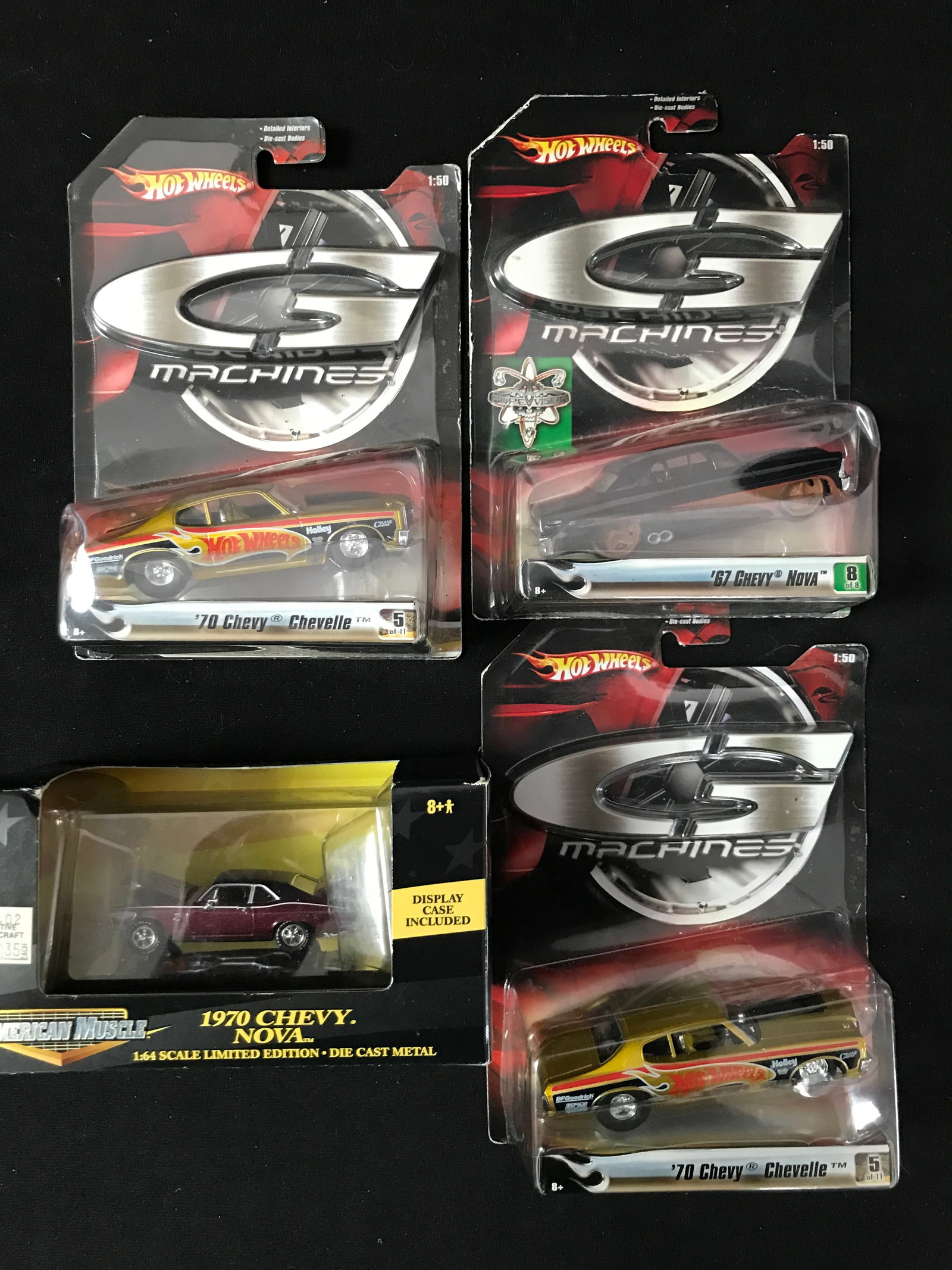 HOT WHEELS G MACHINE DIE CAST CAR LOT: Prices are in Canadian dollars
