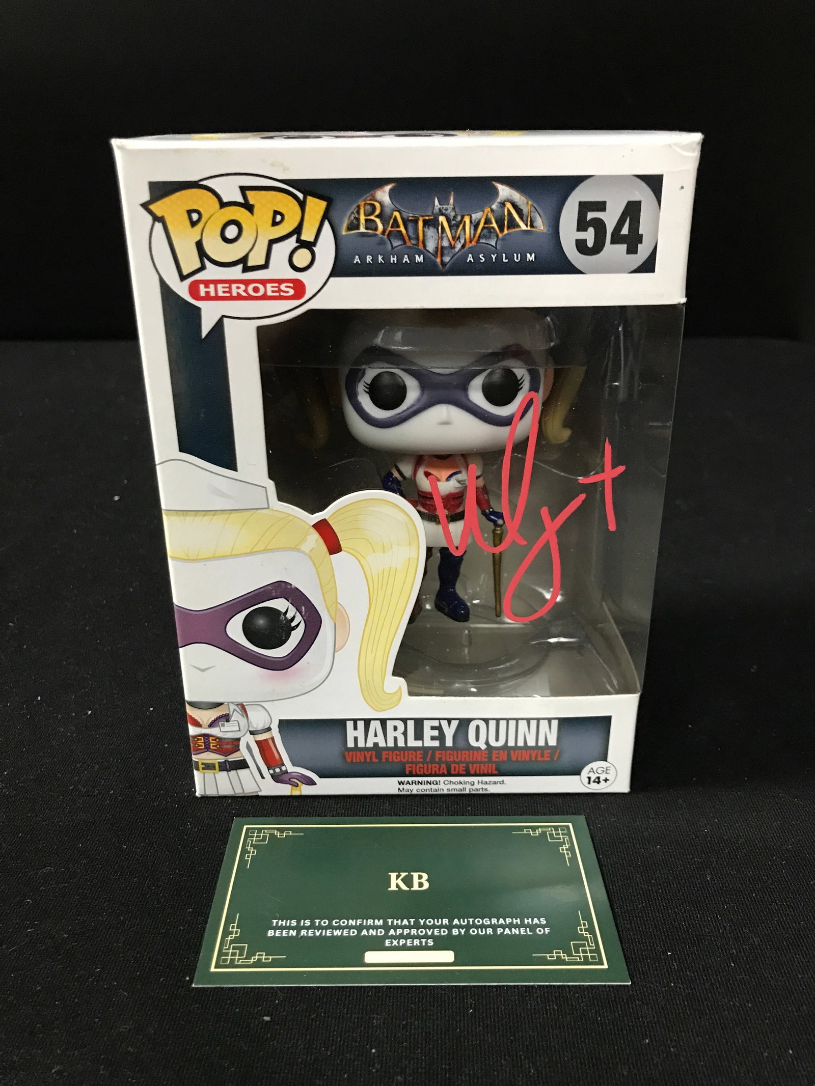 MARGOT ROBBIE SIGNED HARLEY QUINN FUNKO POP (KB AUTHENTICS COA): Prices are in Canadian dollars