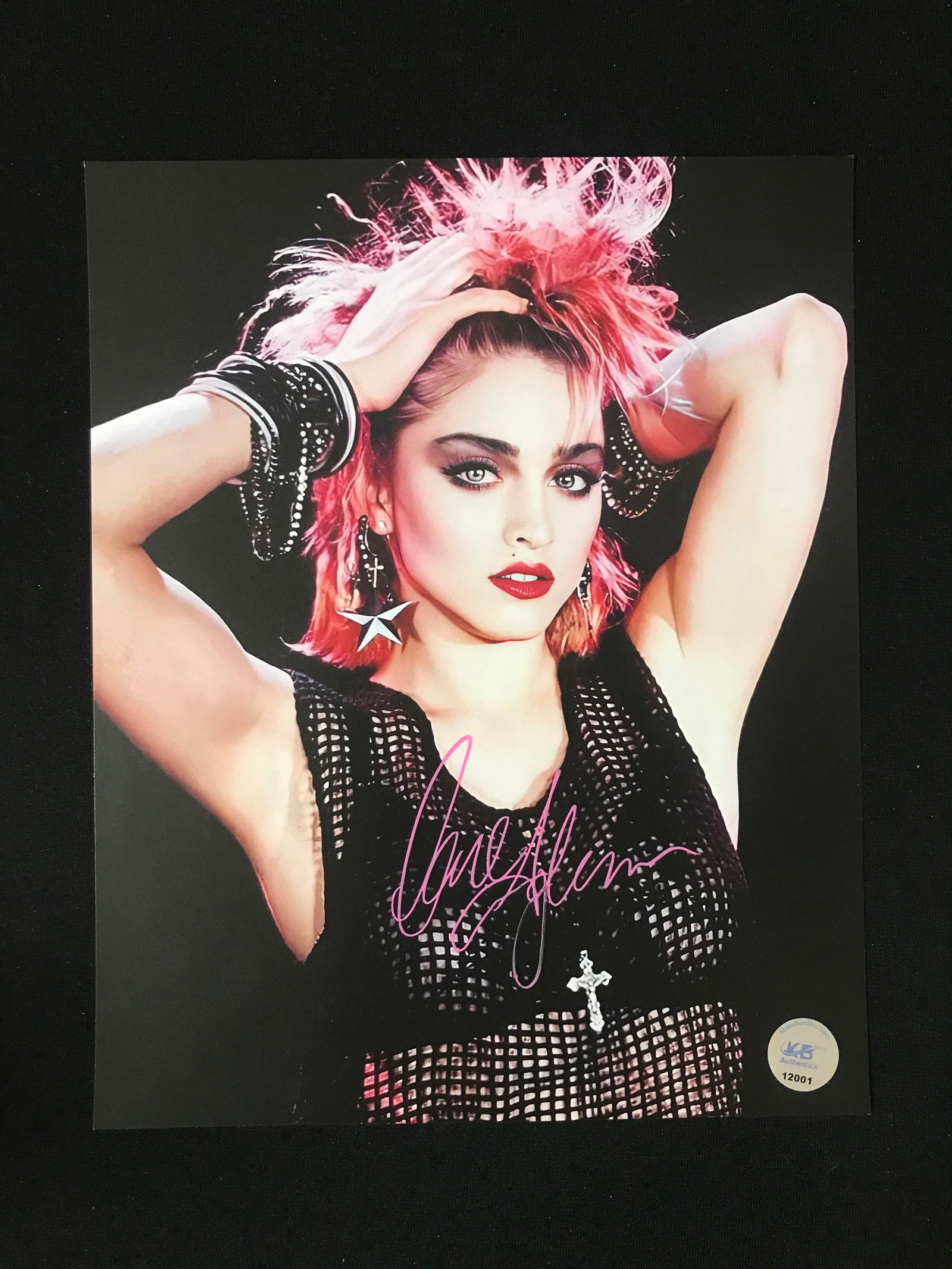 MADONNA SIGNED 8X10 (KB AUTHENTICS COA) (1 of 1)