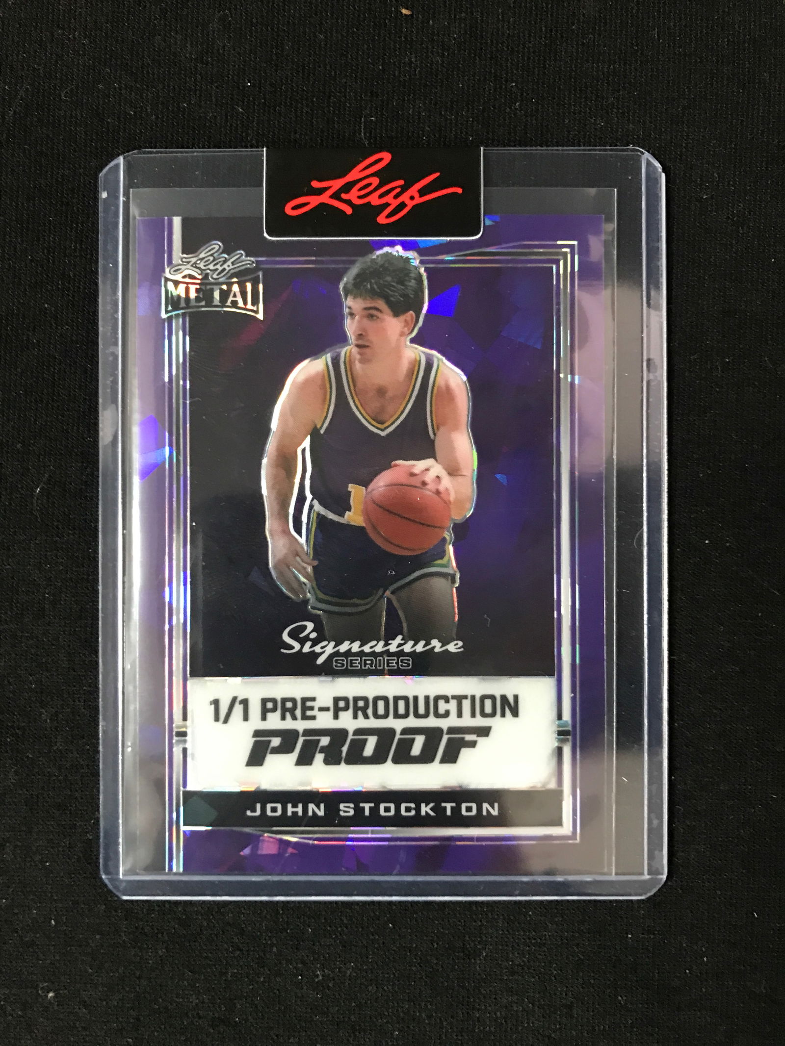 LEAF METAL JOHN STOCKTON 1/1 PRE PRODUCTION PROOF (1 of 2)