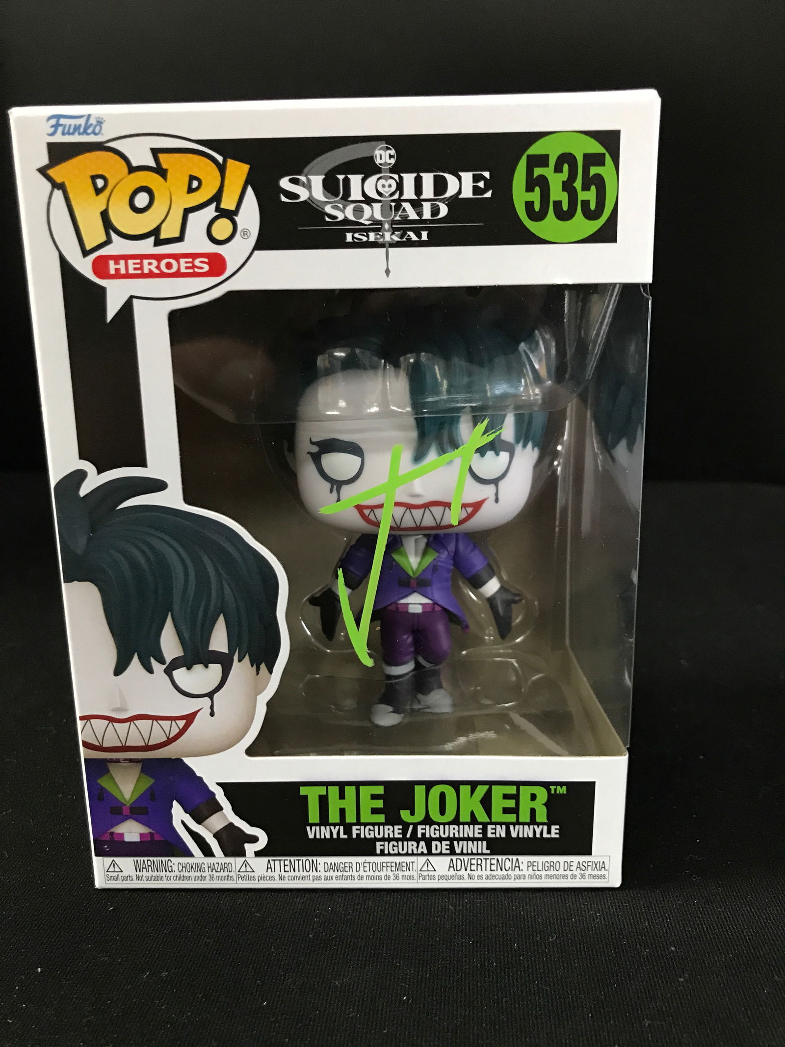 JARED LETO SIGNED JOKER FUNKO POP (KB AUTHENTICS COA) (1 of 2)