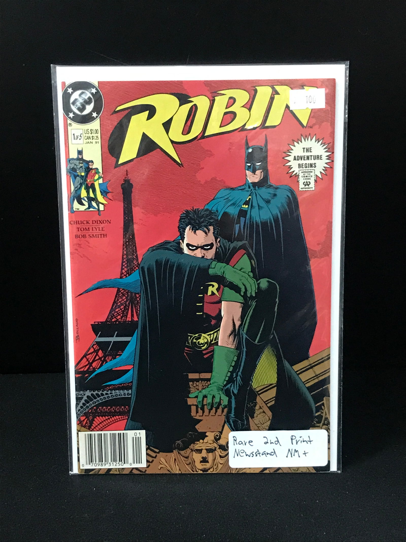 DC COMICS ROBIN #1 RARE 2ND PRINT NEWSSTAND EDITION (1 of 1)