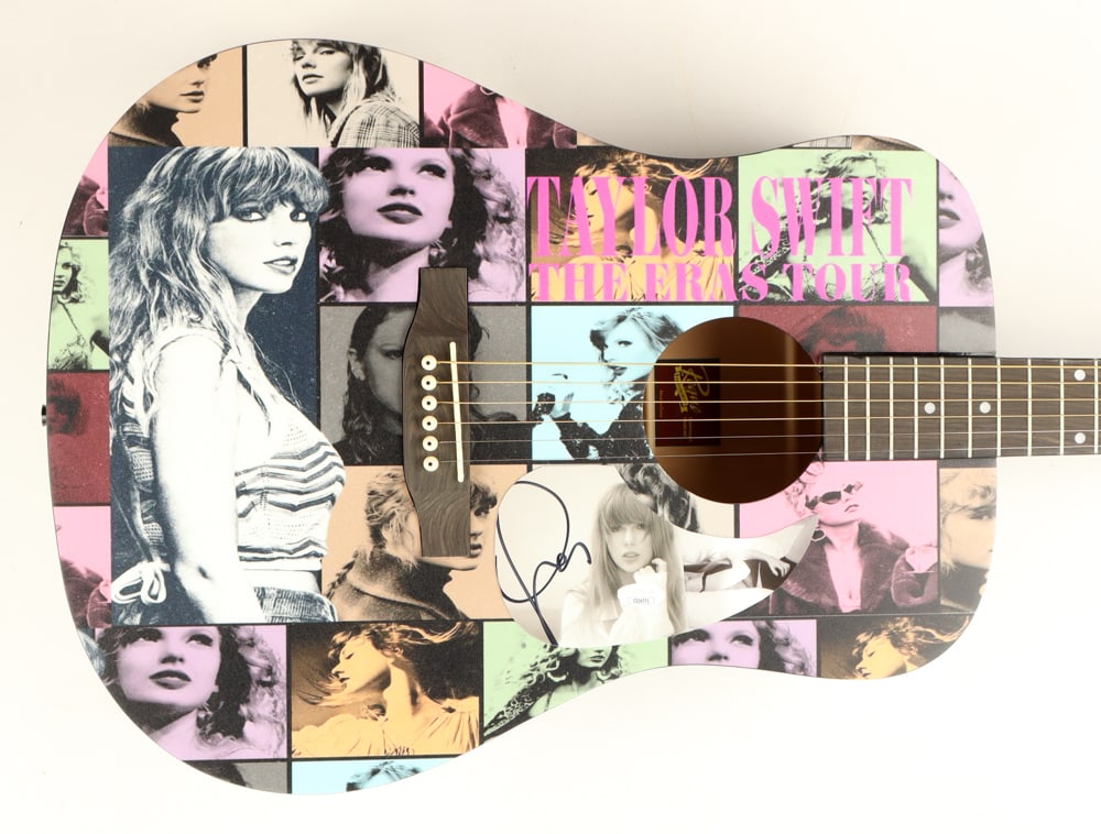 TAYLOR SWIFT SIGNED GUITAR (JSA COA) (1 of 3)