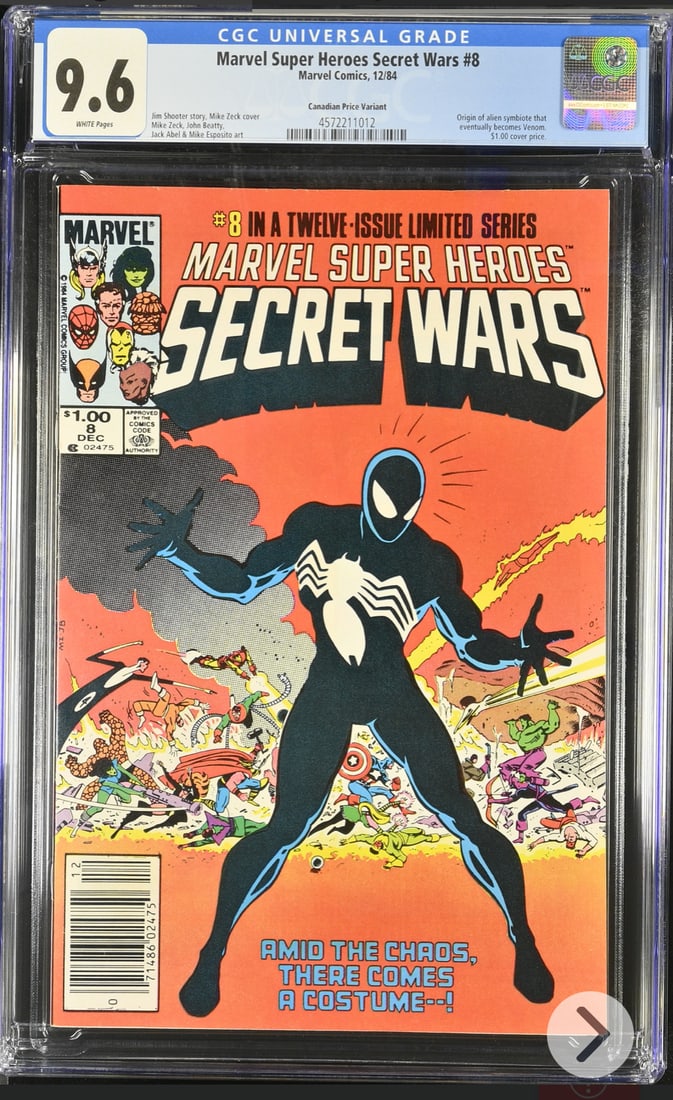 MARVEL SUPER HEROES SECRET WARS #8 CGC GRADE 9.6 (1 of 1)