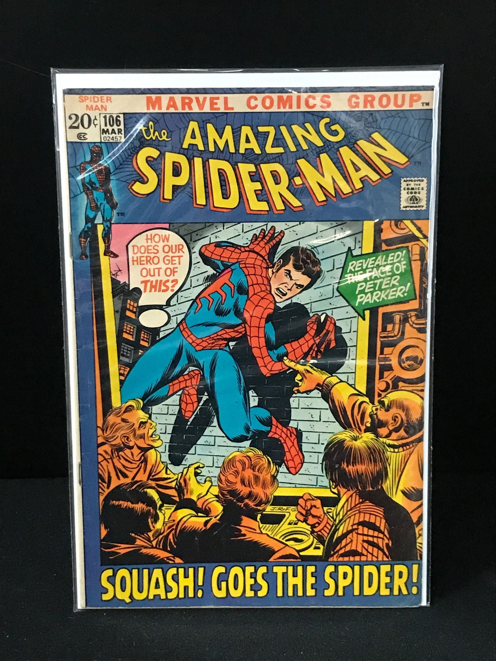THE AMAZING SPIDERMAN #106 (MARVEL COMICS) (1 of 1)
