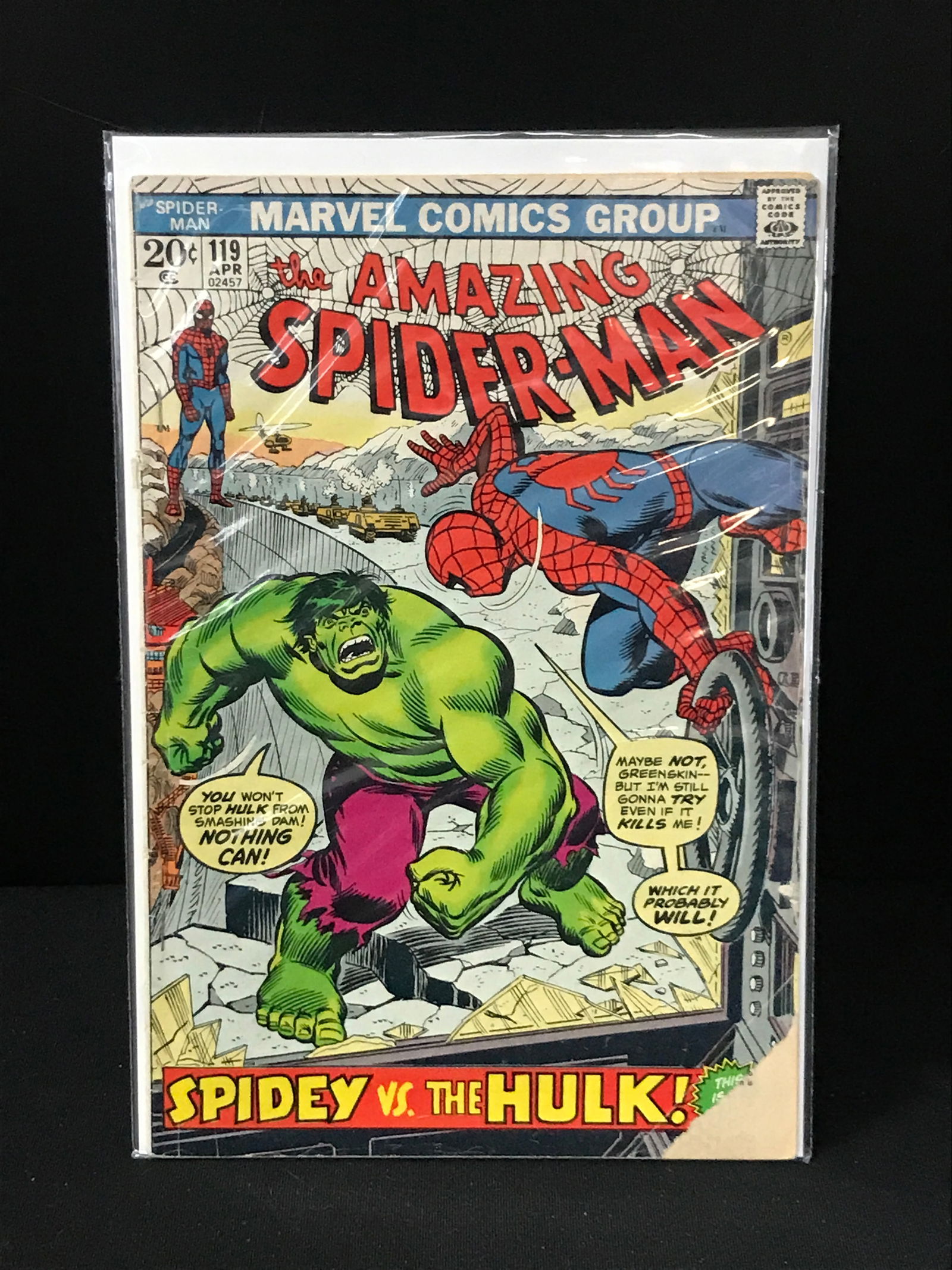 THE AMAZING SPIDERMAN #119 (MARVEL COMICS) (1 of 1)