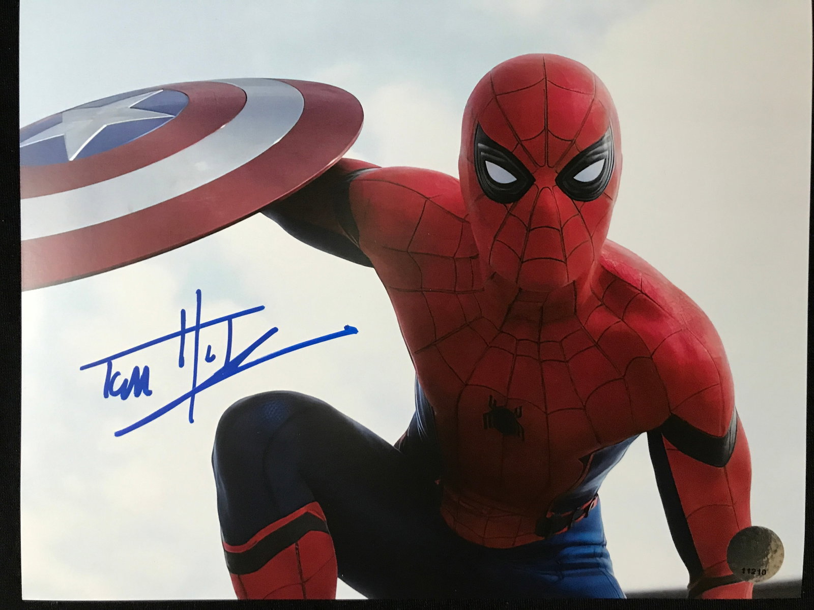 TOM HOLLAND SIGNED SPIDER-MAN 8 X 10 (KB COA): Prices are in Canadian dollars