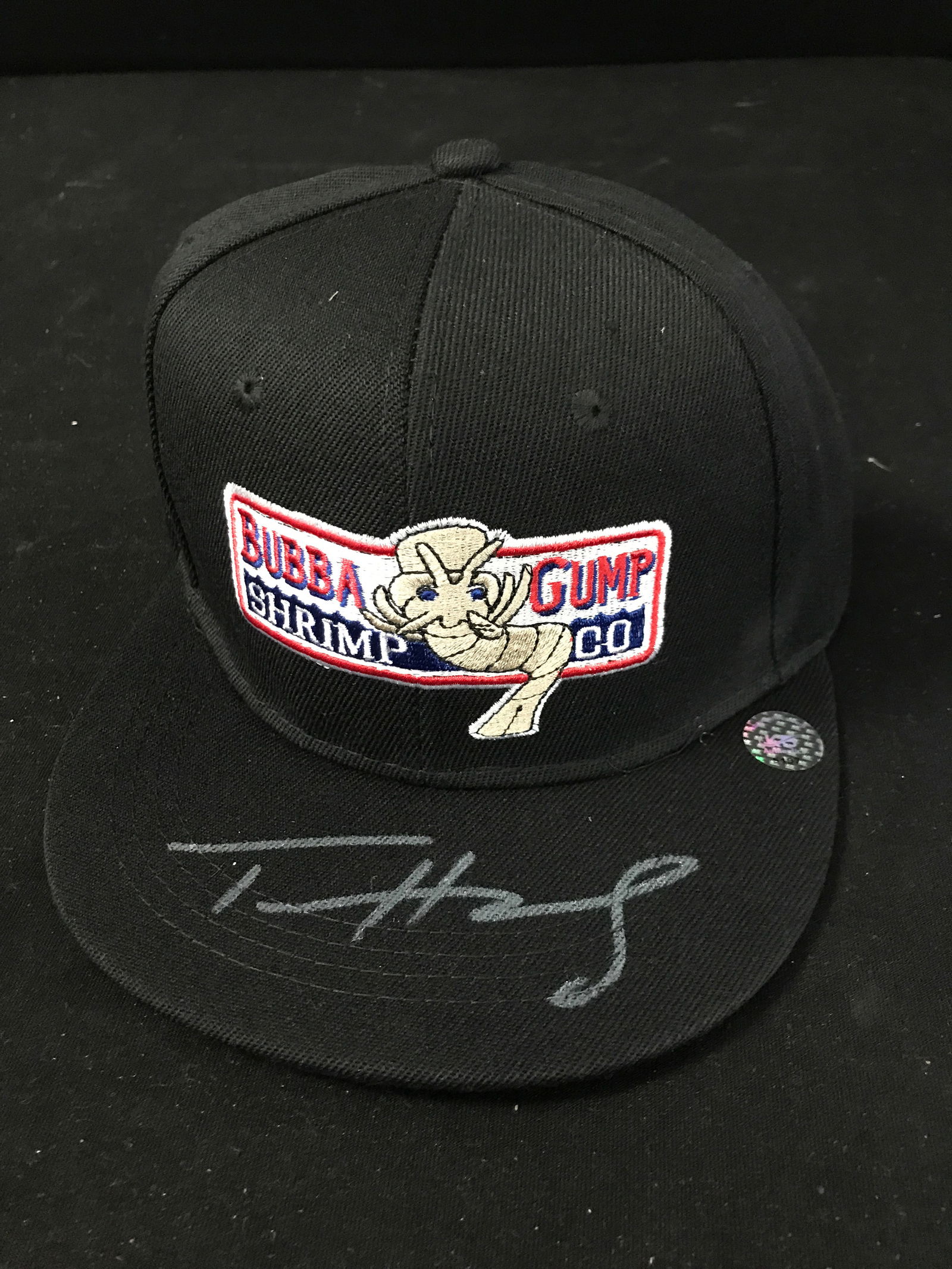 TOM HANKS SIGNED BUBBA GUMP SHRIMP CO (KB COA) (1 of 2)