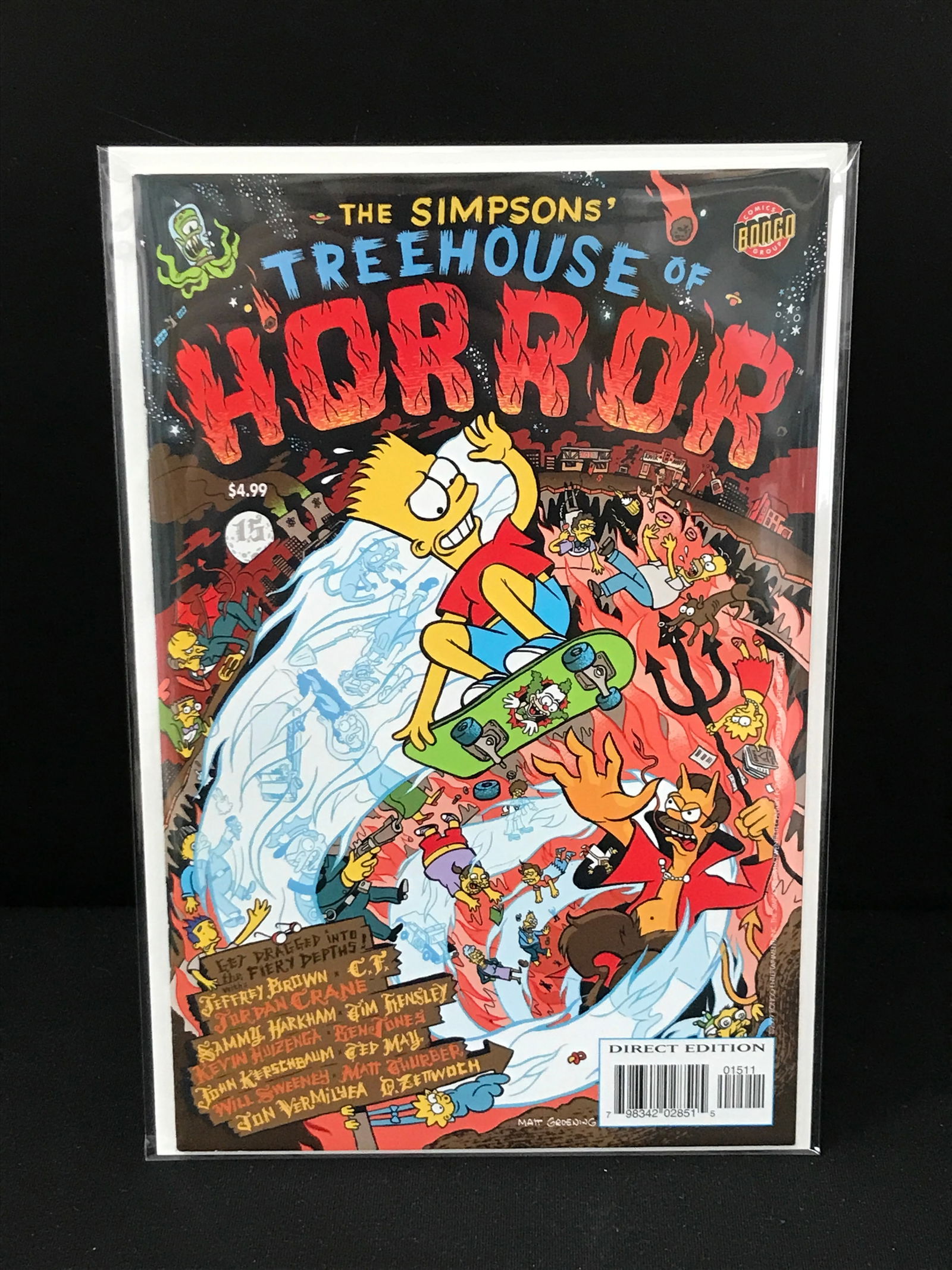 BONGO COMICS THE SIMPSONS TREEHOUSE OF HORROR NO.1 (1 of 1)