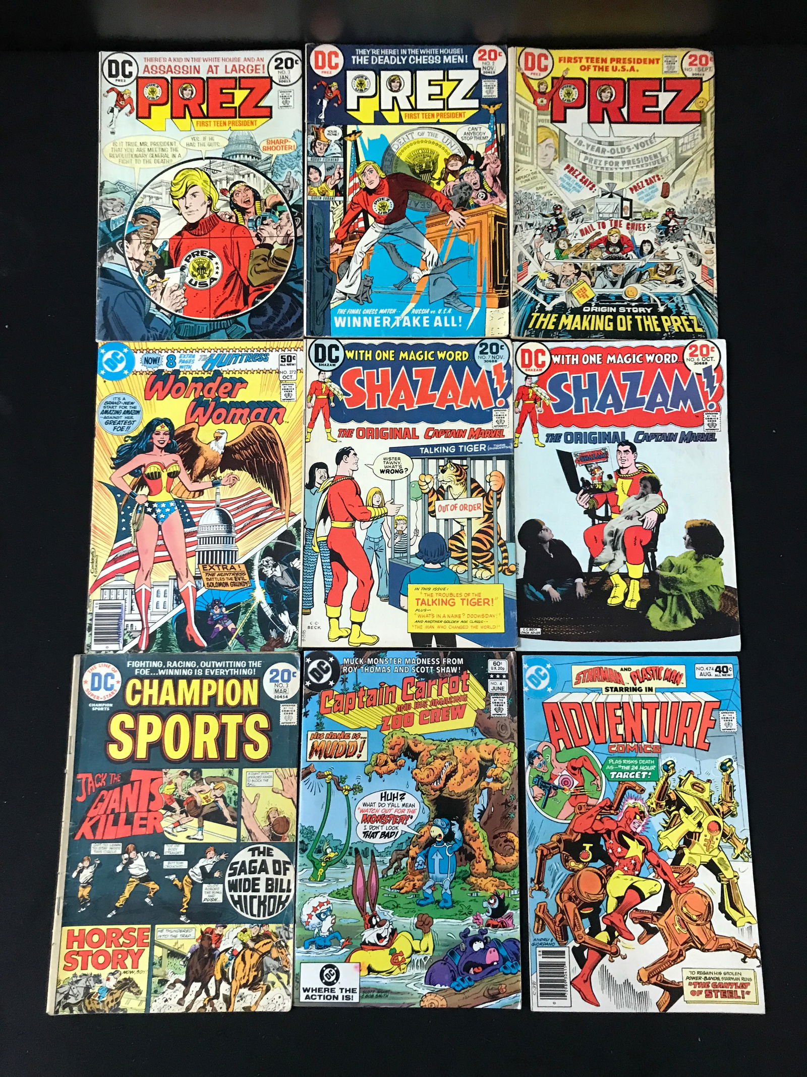 LOT OF 9 VINTAGE COMICS (1 of 1)