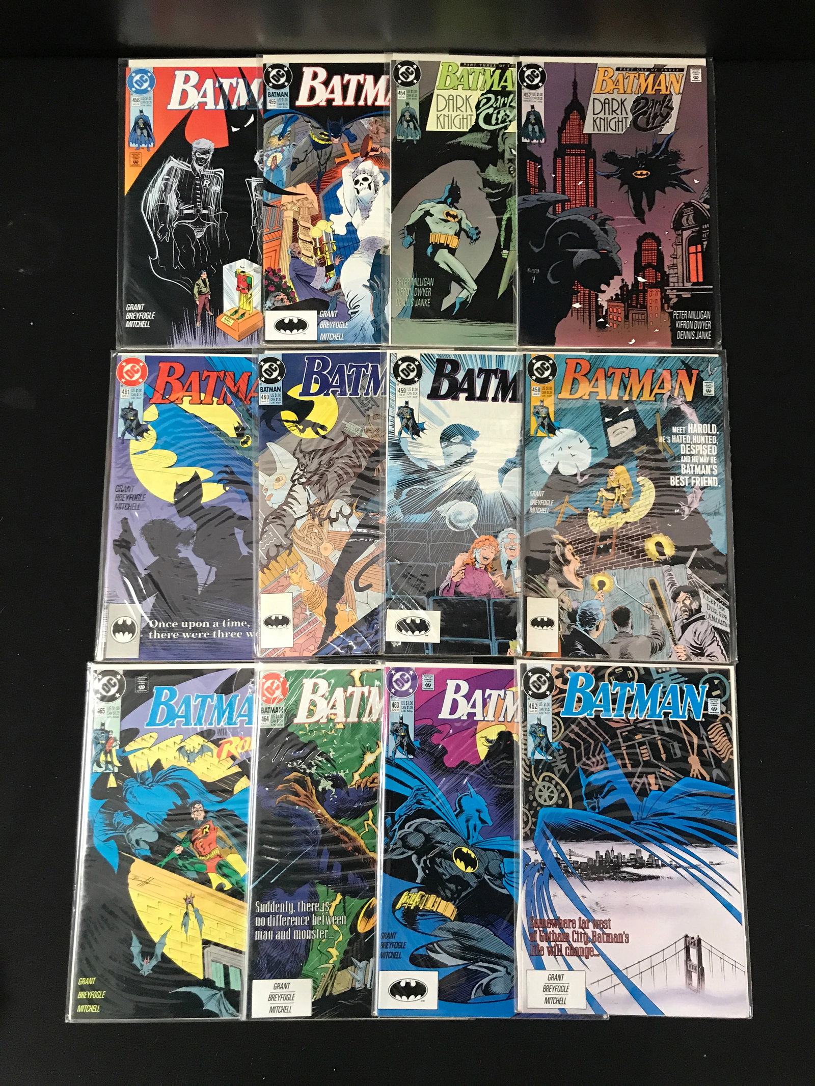 LOT OF 12 BATMAN COMICS (DC): Prices are in Canadian Dollars