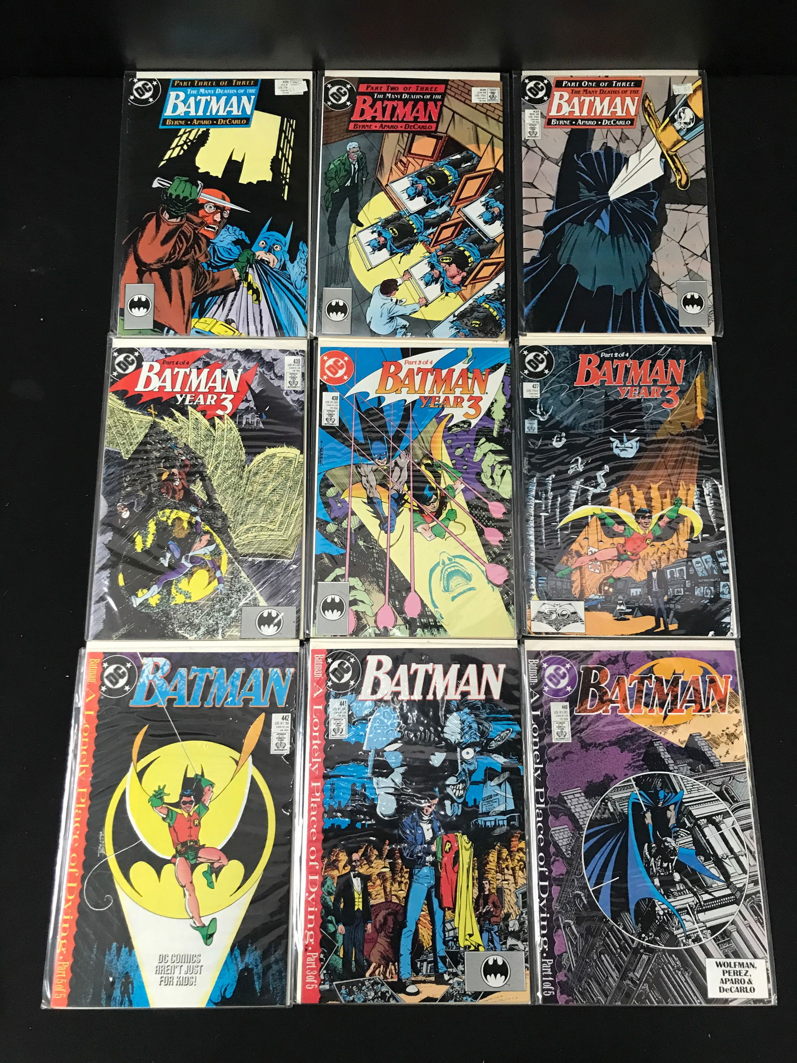 LOT OF 9 BATMAN COMICS (DC) (1 of 1)