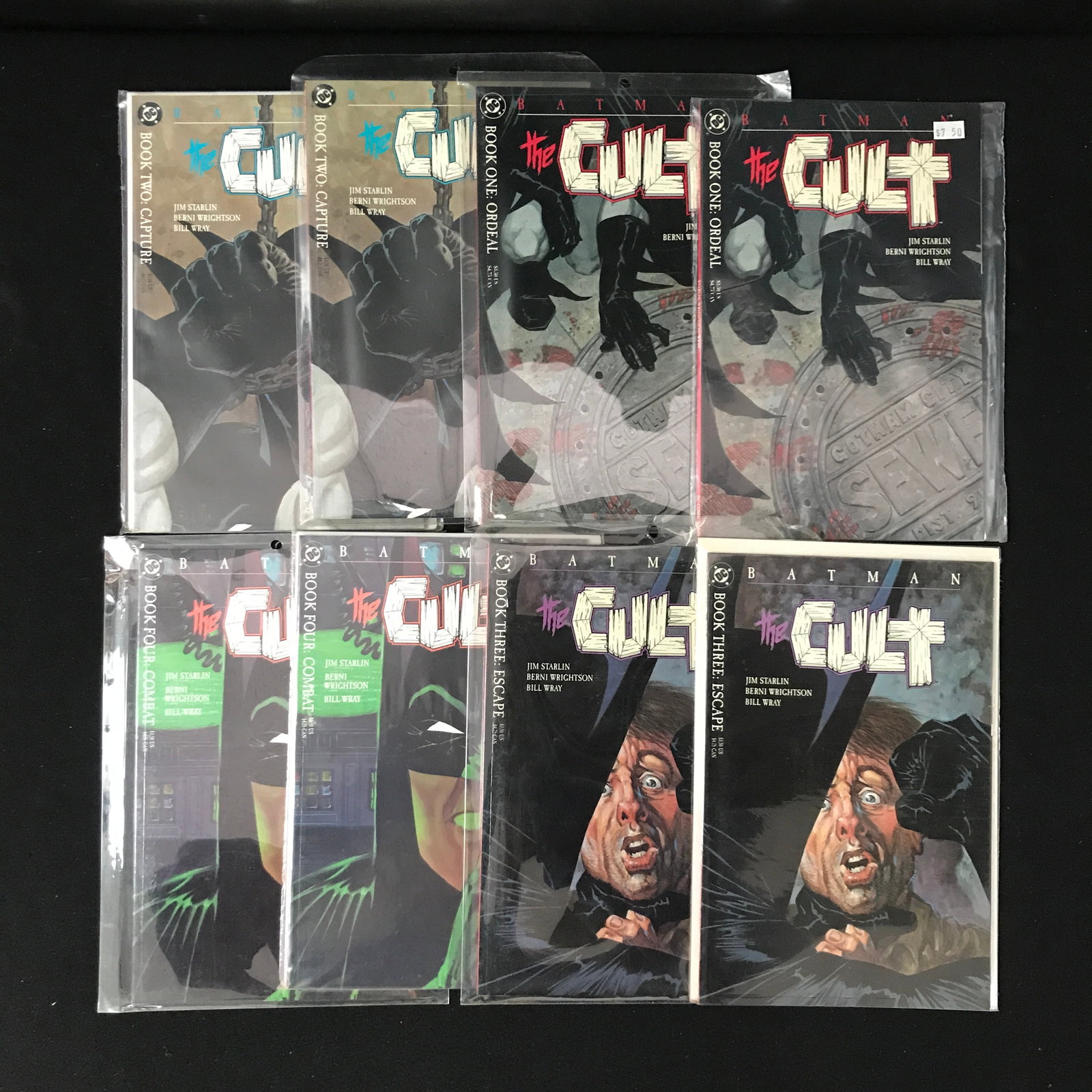 LOT OF 8 CULT COMICS (DC): Prices are in Canadian Dollars