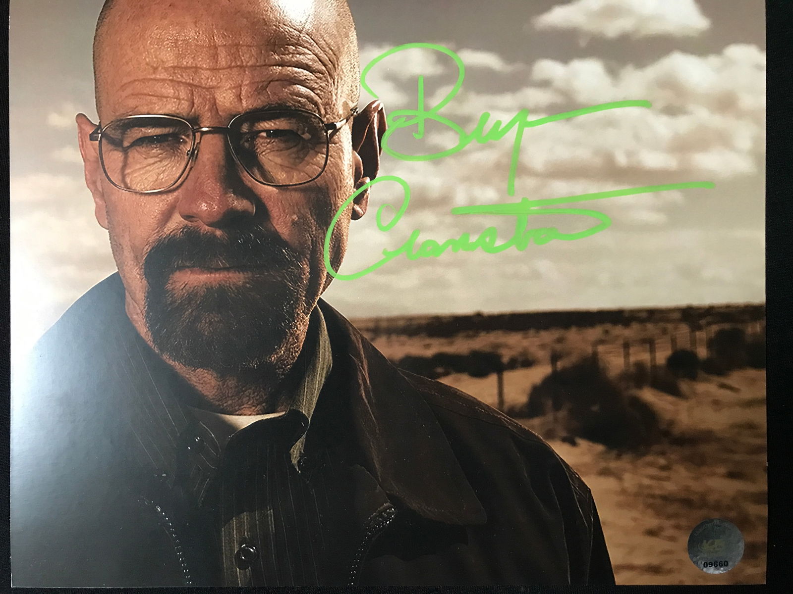 BRIAN CRANSTON SIGNED 8X10 (KB COA) (1 of 1)